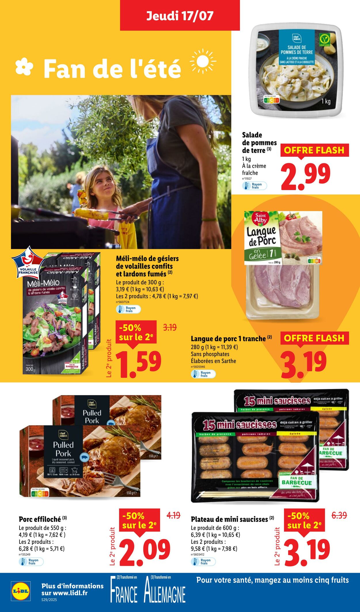 Catalogue Lidl 17.07.2025 - 23.07.2025