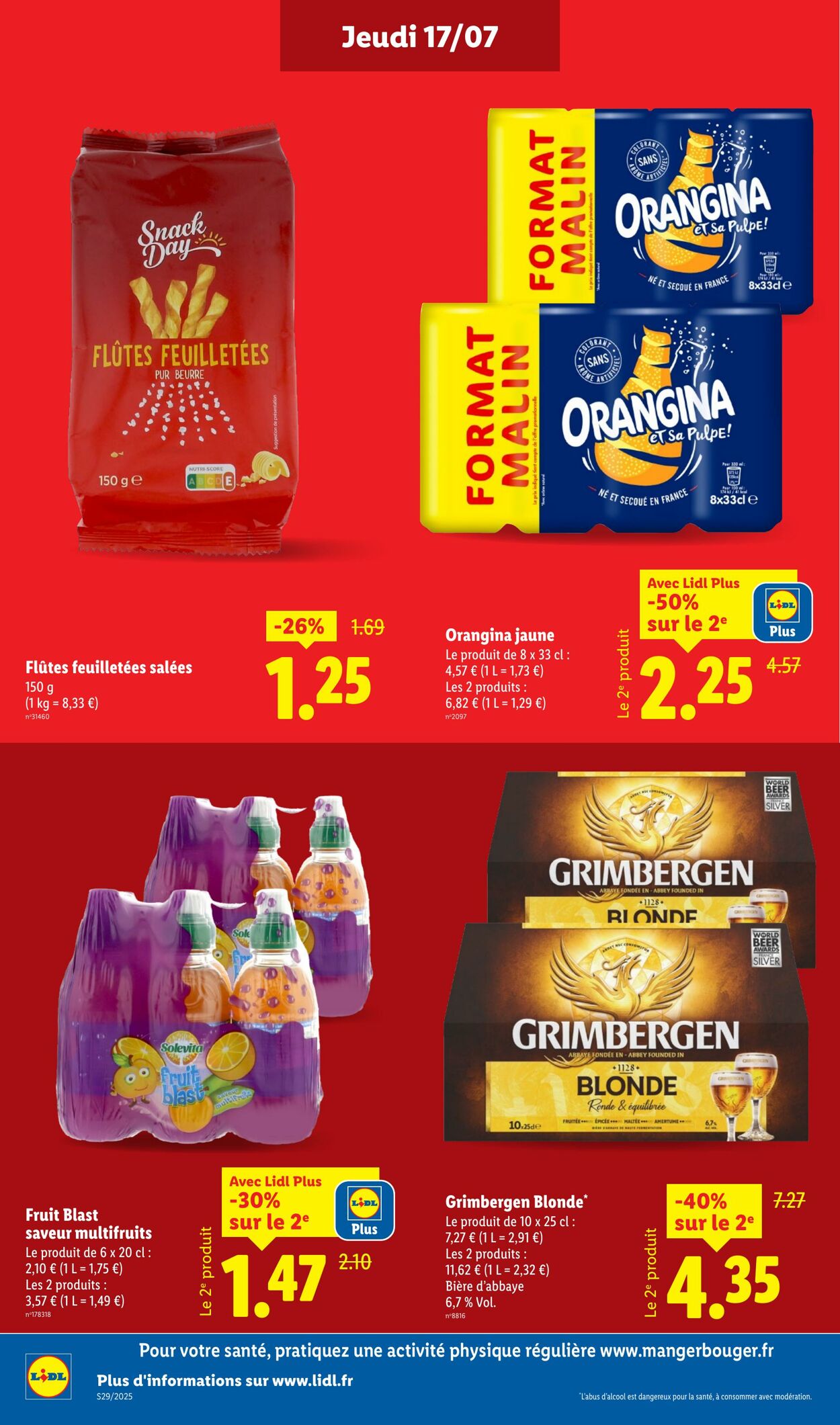 Catalogue Lidl 17.07.2025 - 23.07.2025