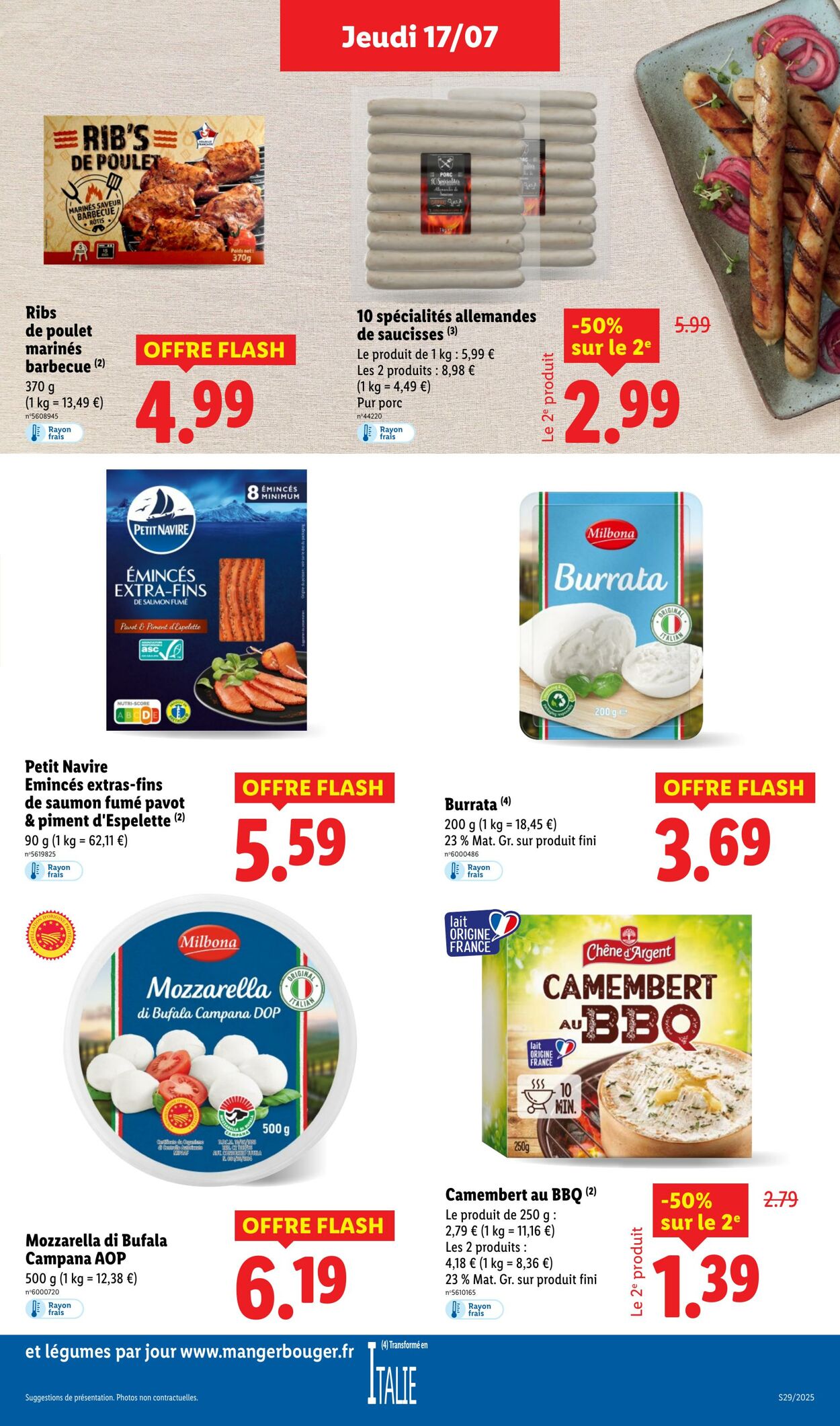 Catalogue Lidl 17.07.2025 - 23.07.2025