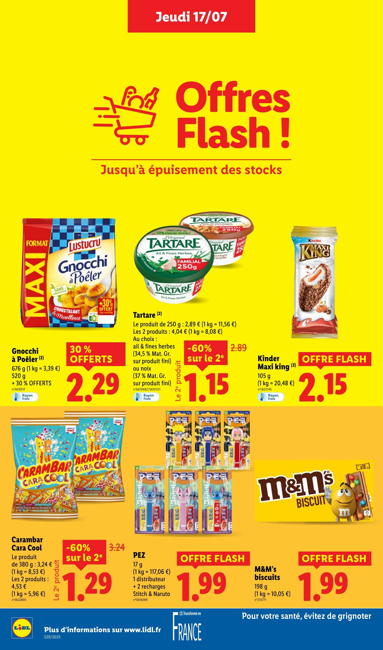 Catalogue Lidl 17.07.2025 - 23.07.2025