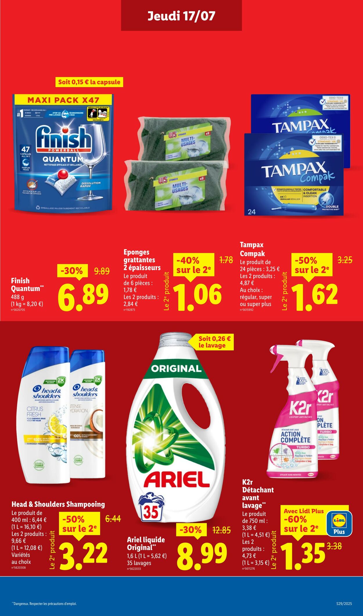 Catalogue Lidl 17.07.2025 - 23.07.2025