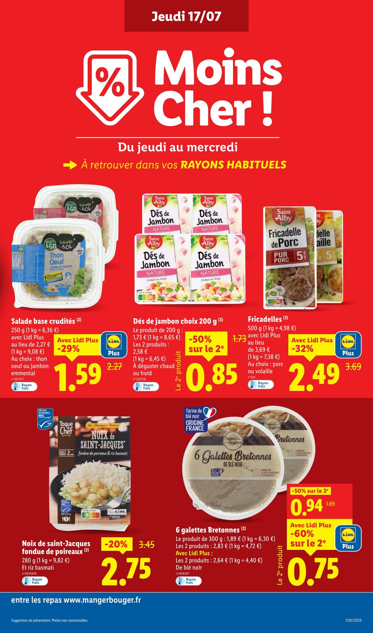 Catalogue Lidl 17.07.2025 - 23.07.2025