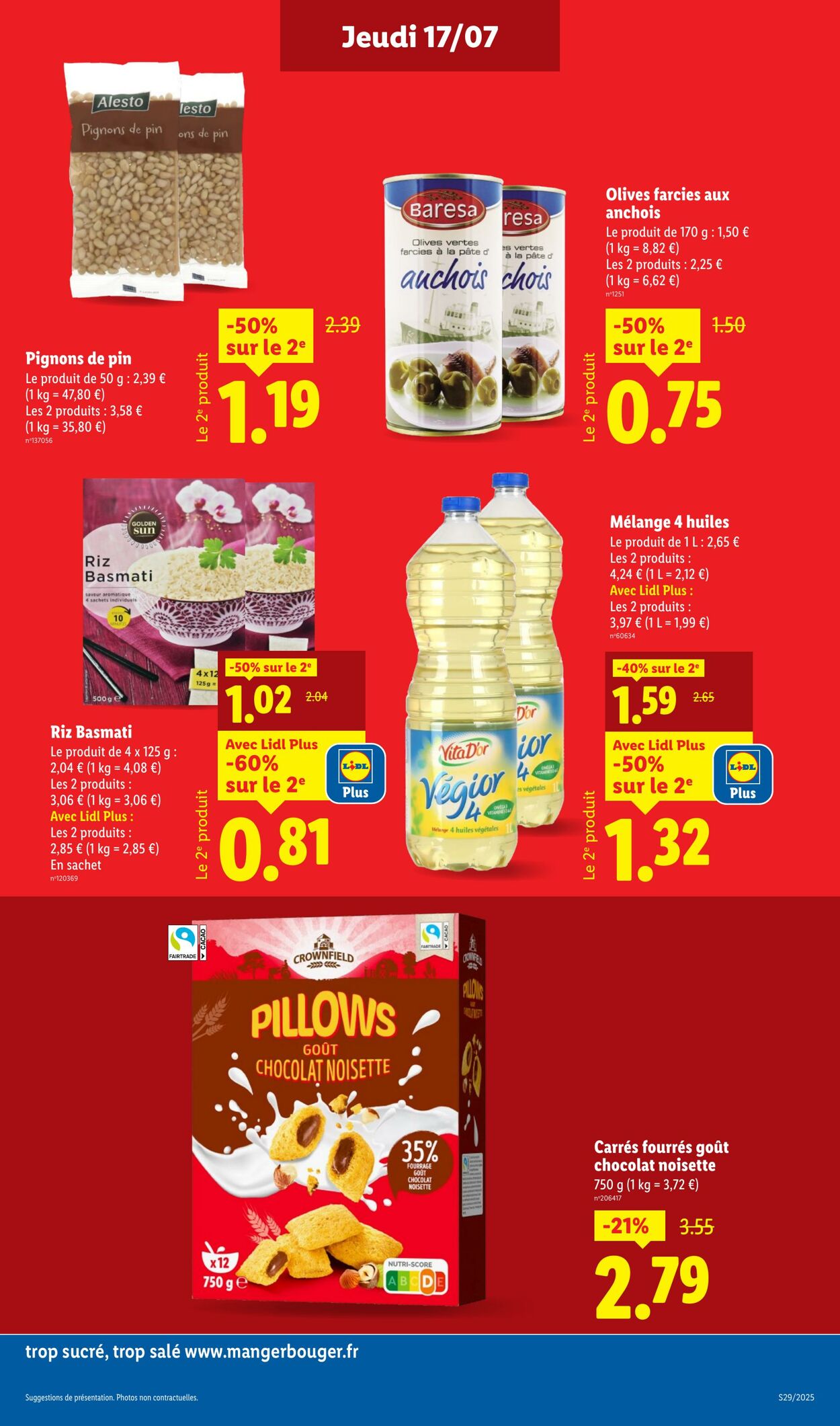 Catalogue Lidl 17.07.2025 - 23.07.2025
