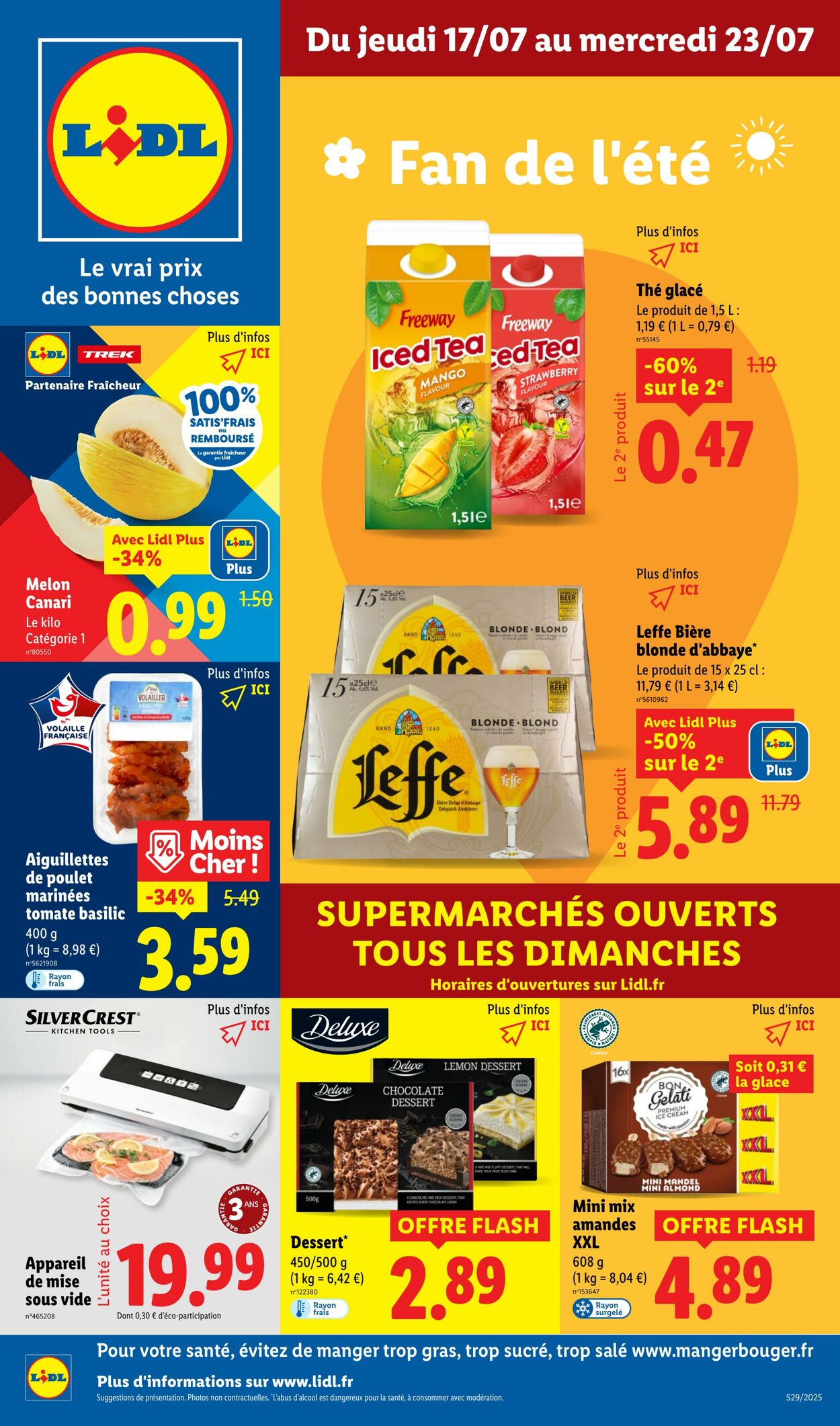 Catalogue Lidl 17.07.2025 - 23.07.2025