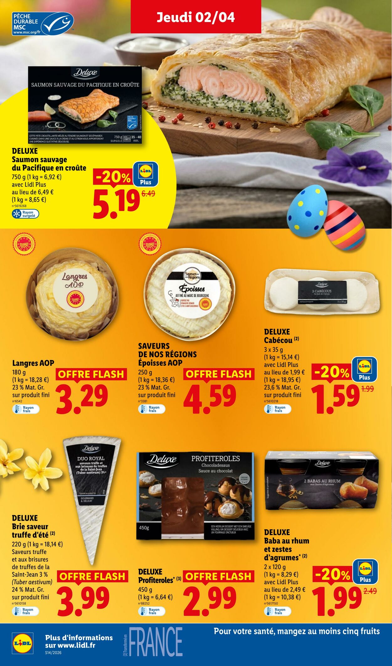 Catalogue Lidl 29.03.2026 - 08.04.2026