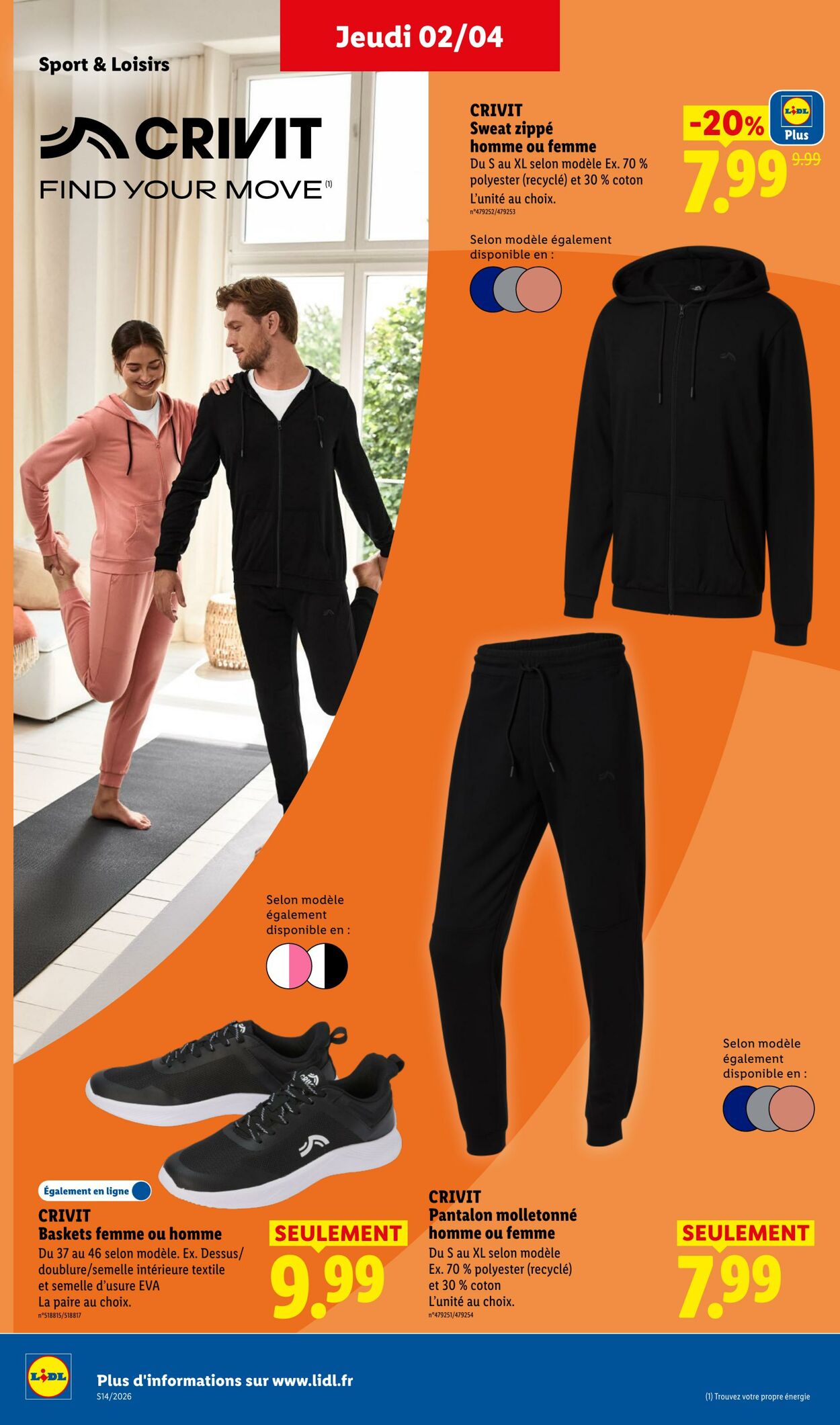 Catalogue Lidl 29.03.2026 - 08.04.2026