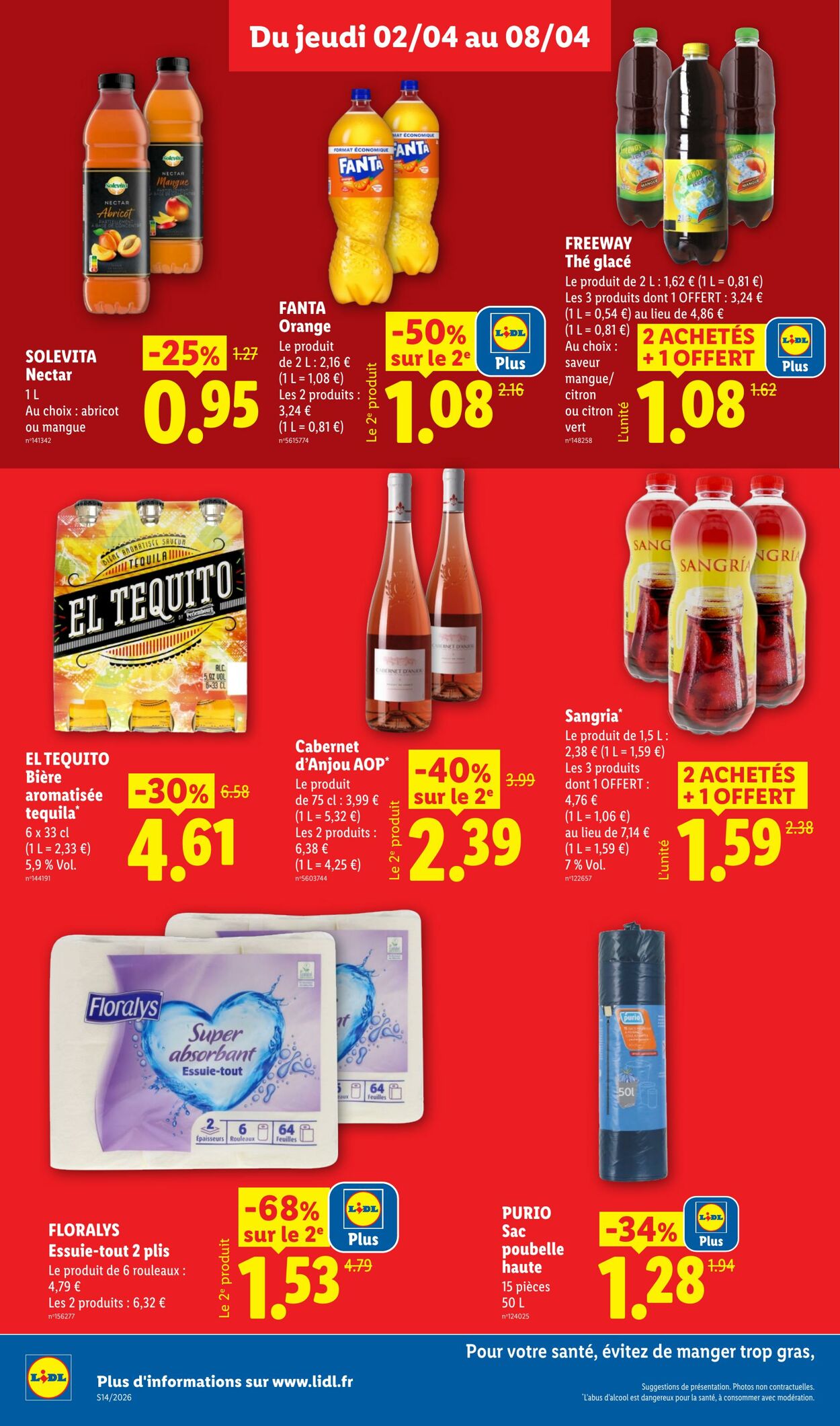 Catalogue Lidl 29.03.2026 - 08.04.2026