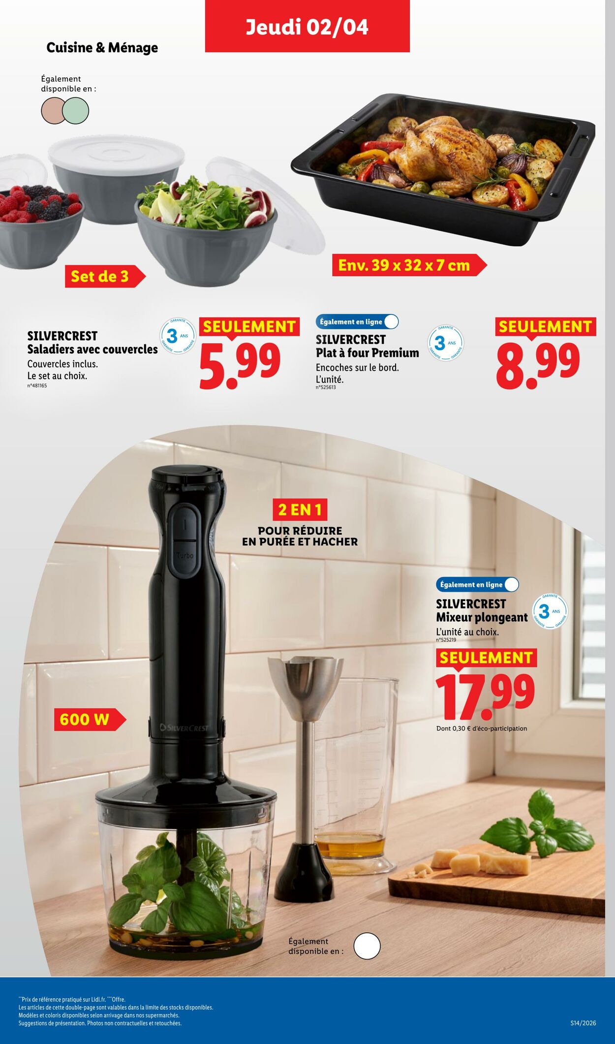 Catalogue Lidl 29.03.2026 - 08.04.2026