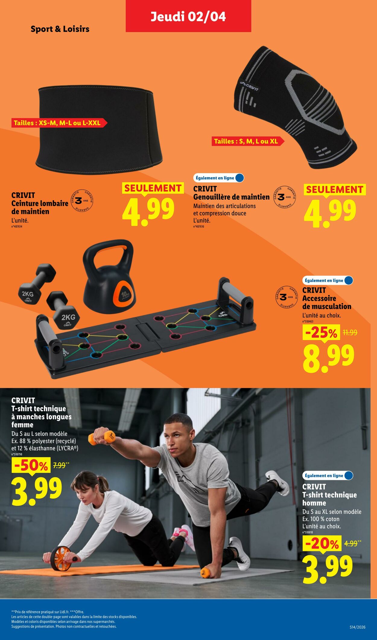 Catalogue Lidl 29.03.2026 - 08.04.2026