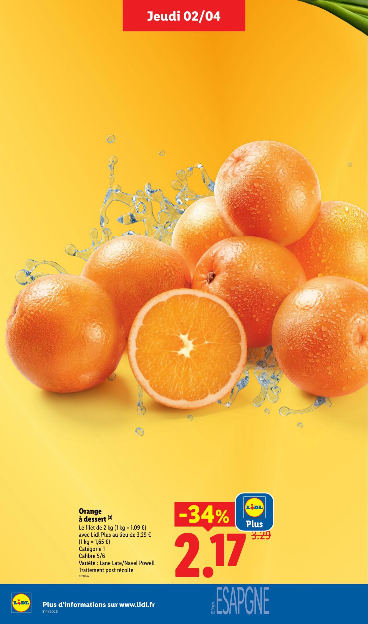 Catalogue Lidl 29.03.2026 - 08.04.2026