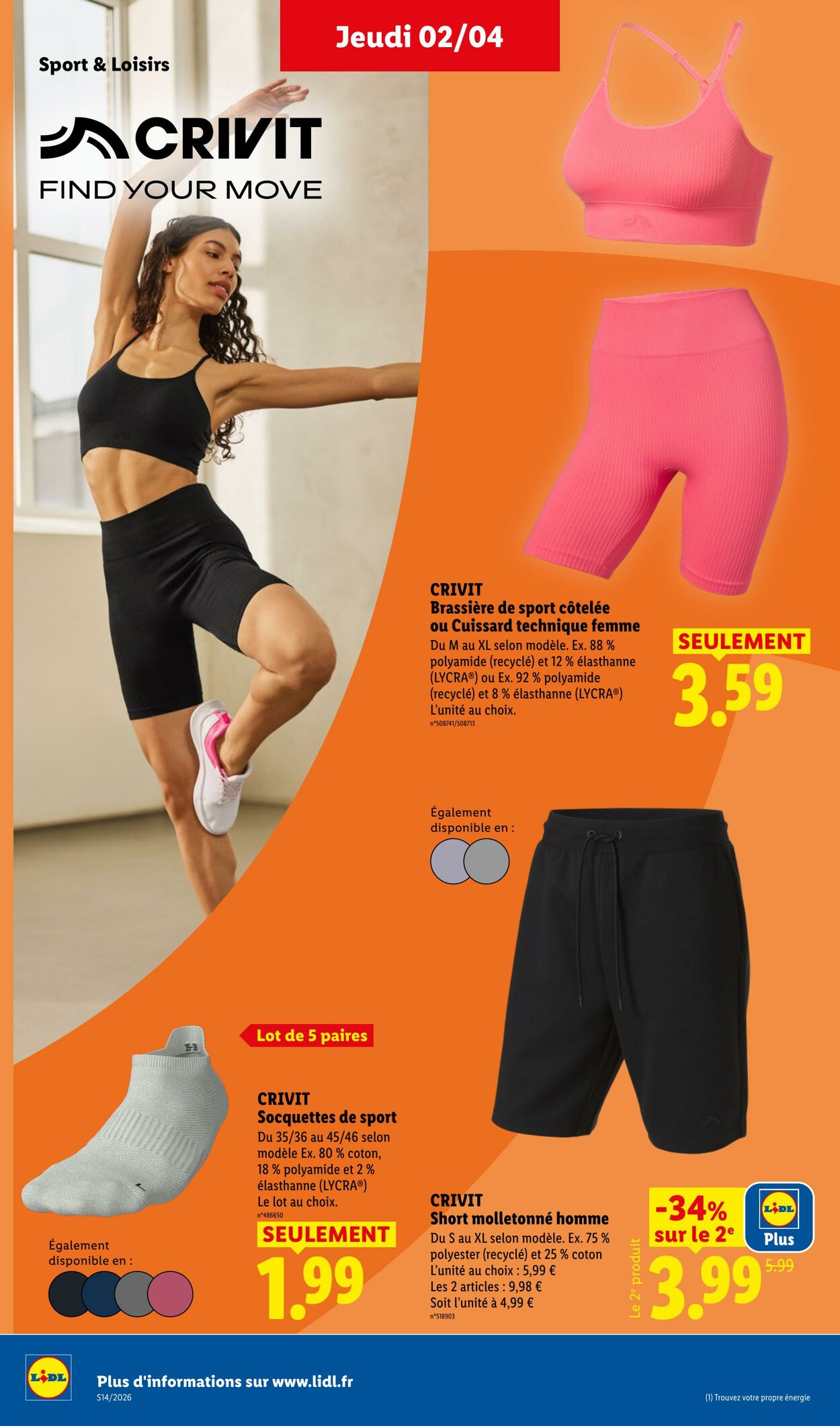 Catalogue Lidl 29.03.2026 - 08.04.2026