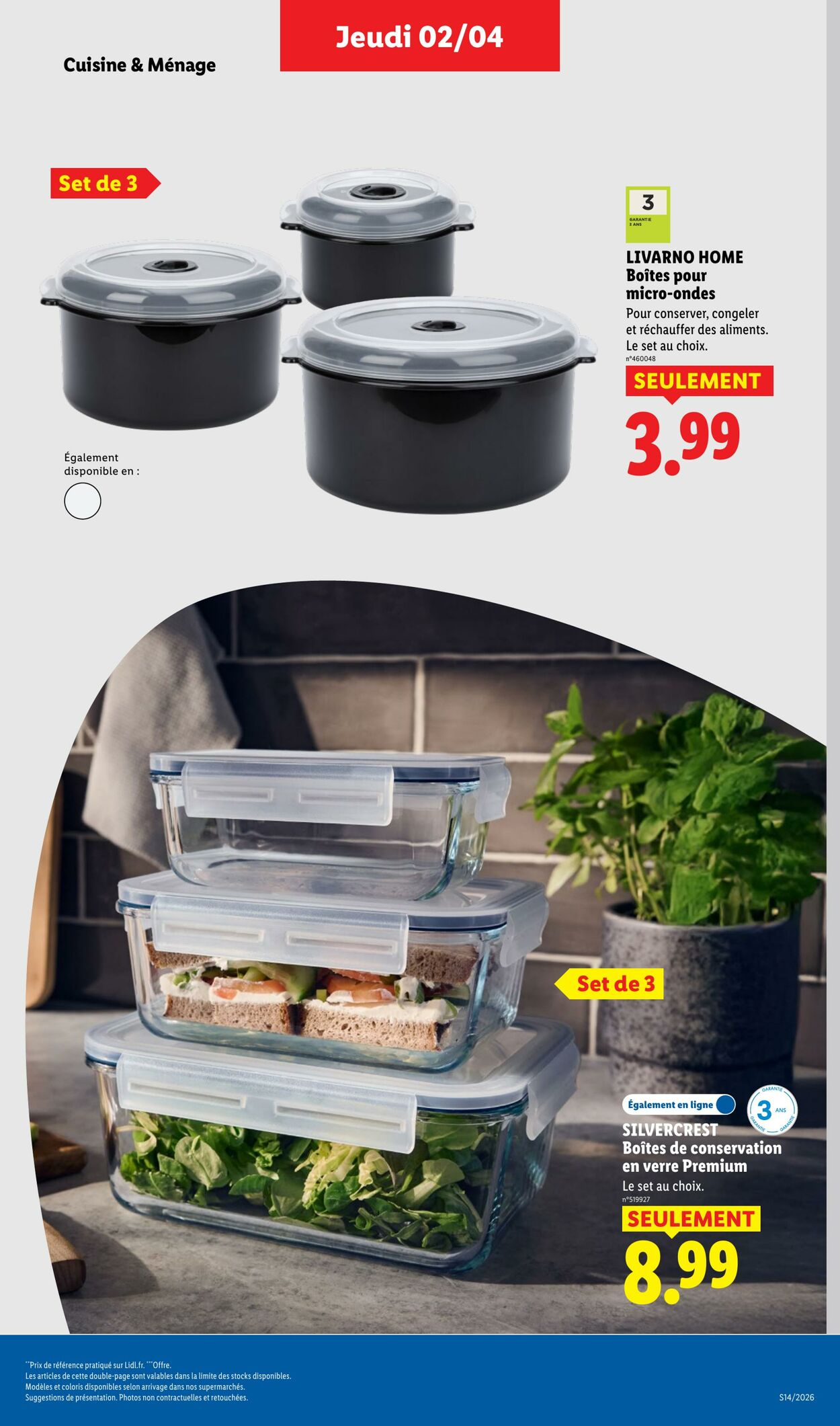 Catalogue Lidl 29.03.2026 - 08.04.2026