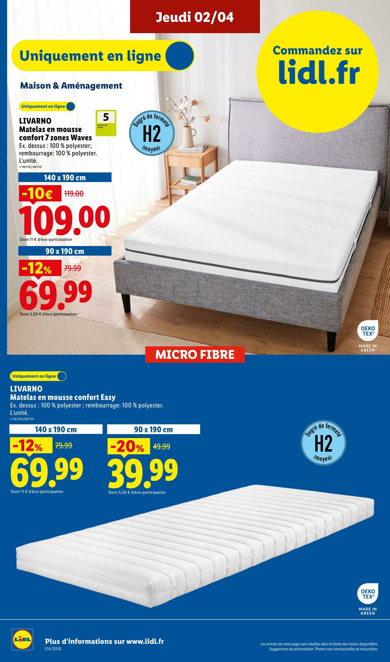 Catalogue Lidl 29.03.2026 - 08.04.2026