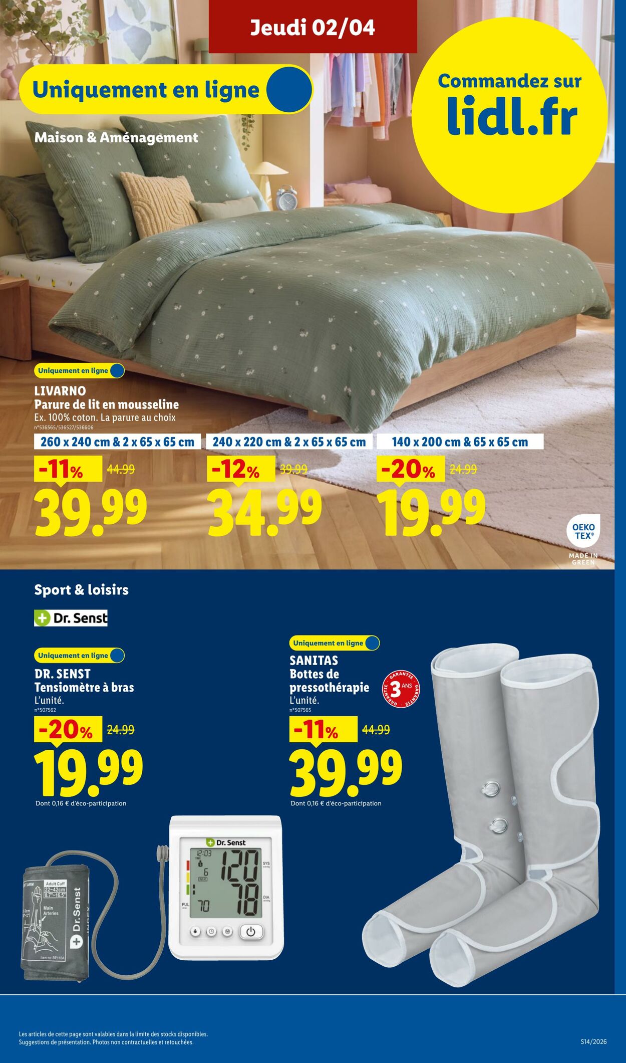 Catalogue Lidl 29.03.2026 - 08.04.2026
