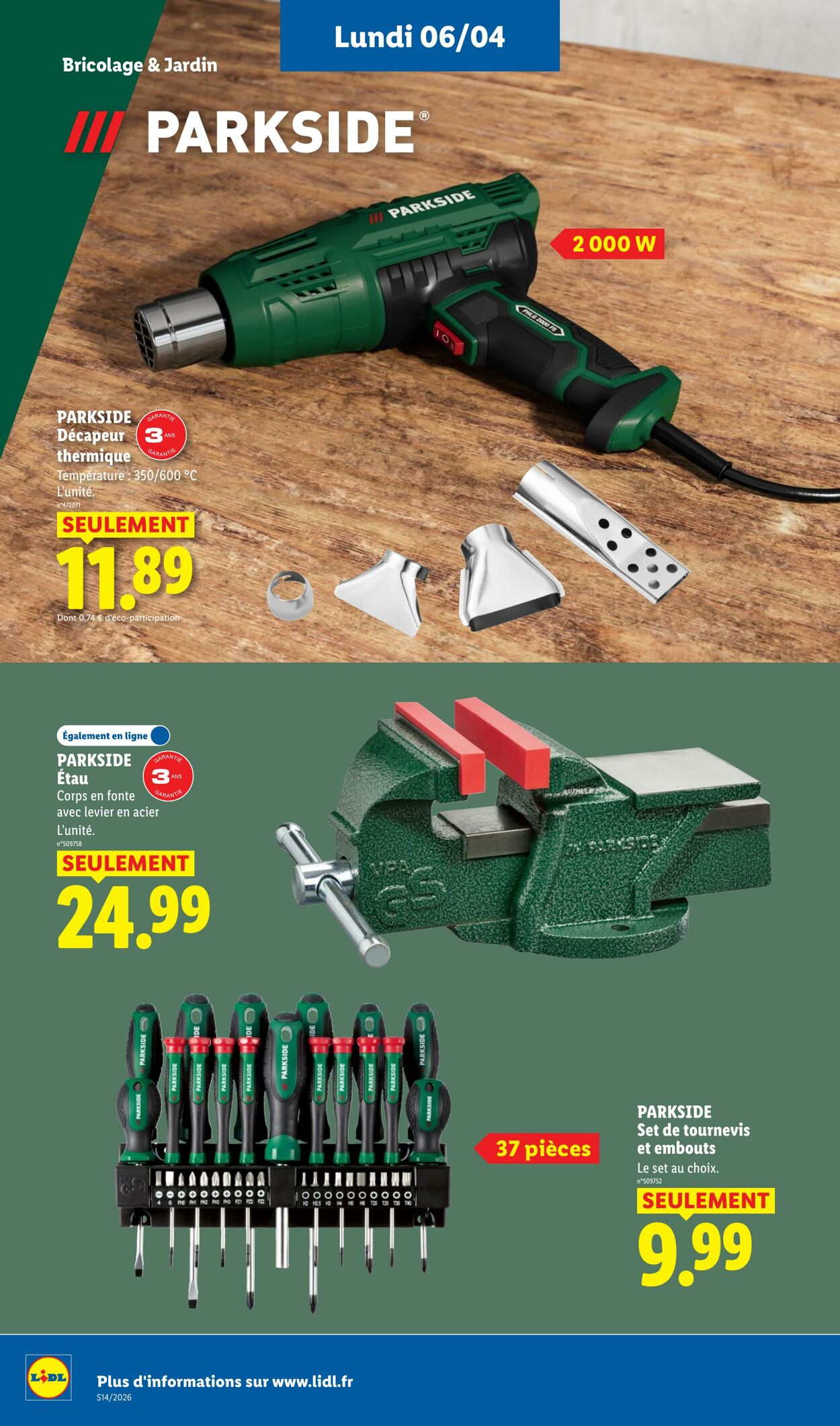 Catalogue Lidl 29.03.2026 - 08.04.2026