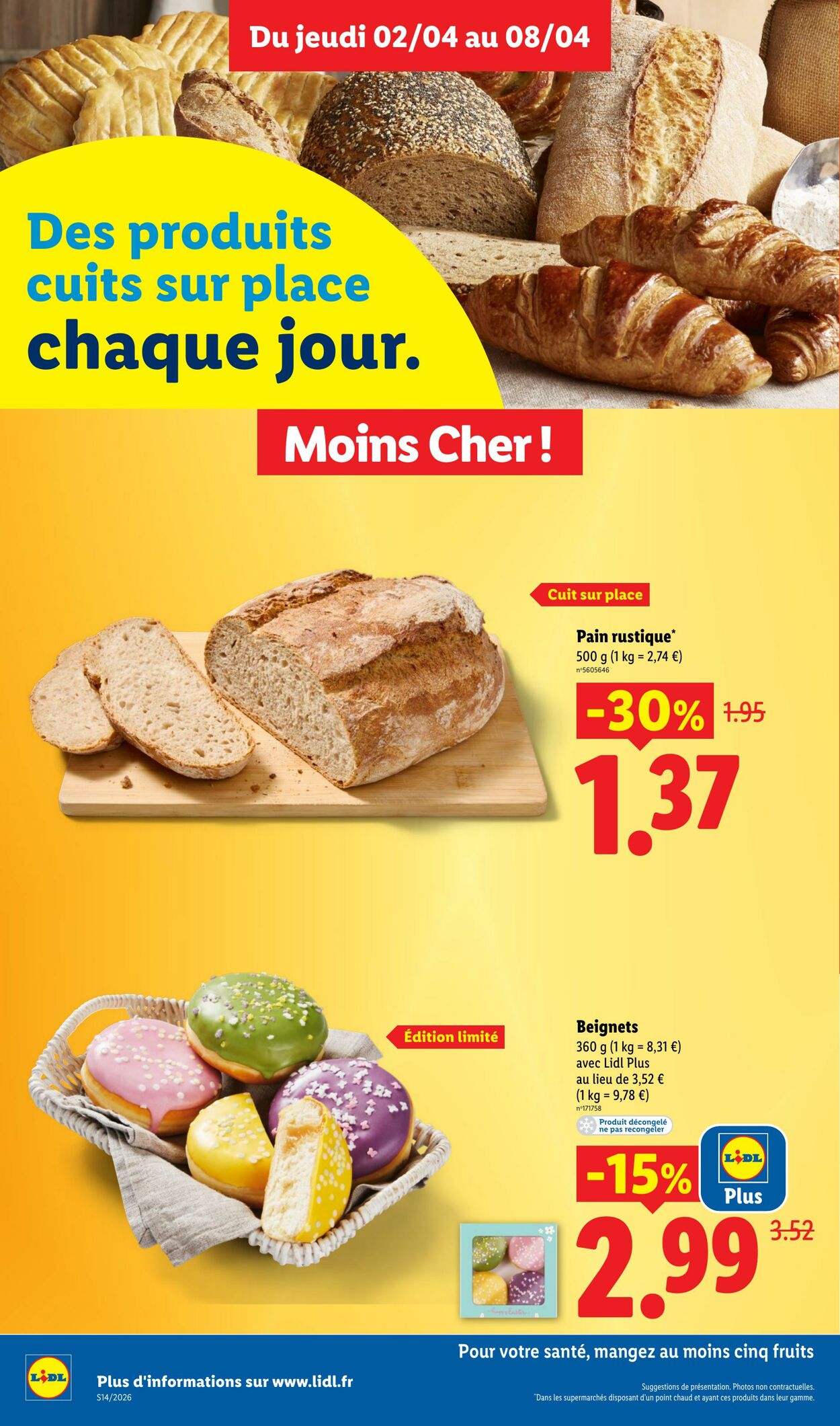 Catalogue Lidl 29.03.2026 - 08.04.2026