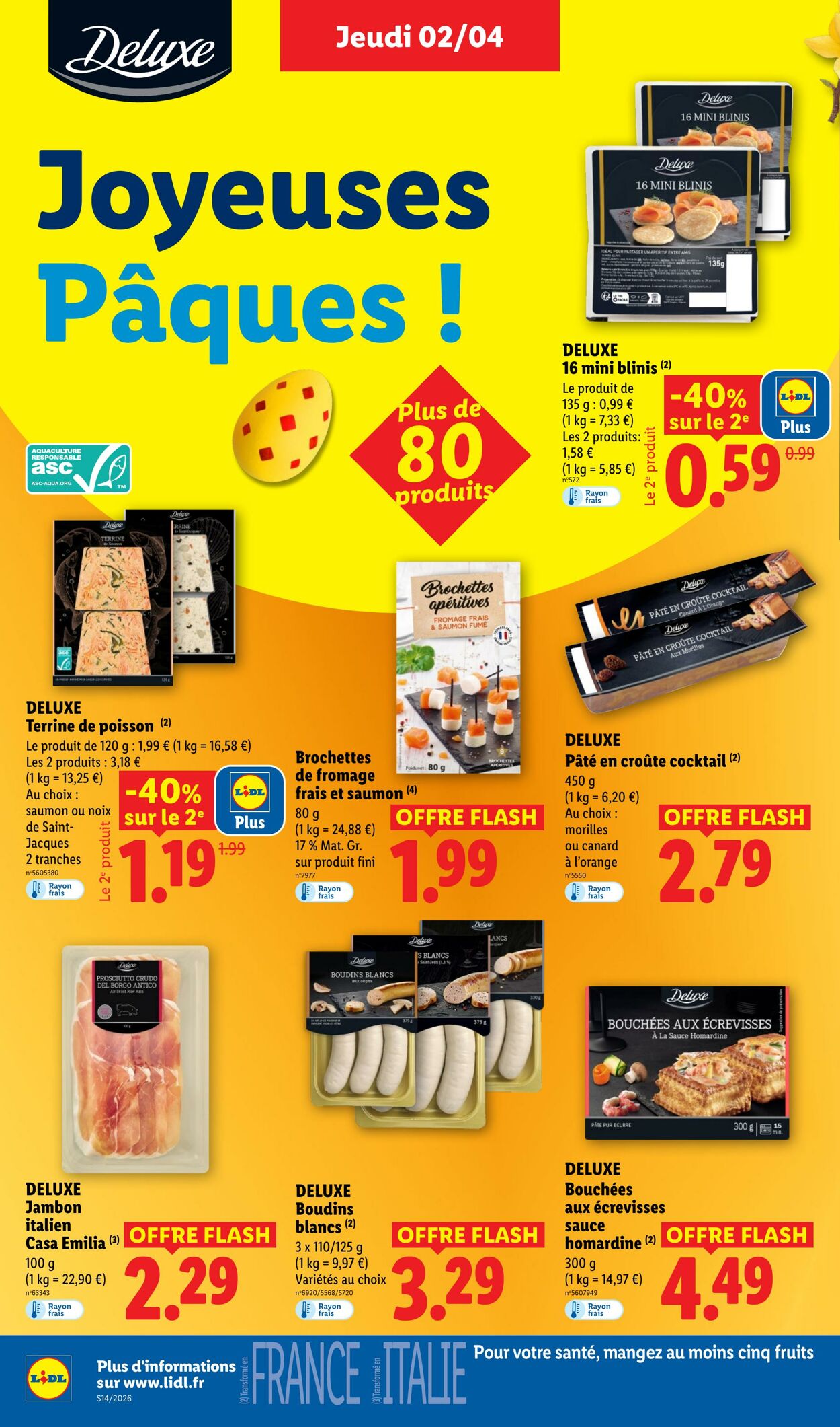Catalogue Lidl 29.03.2026 - 08.04.2026