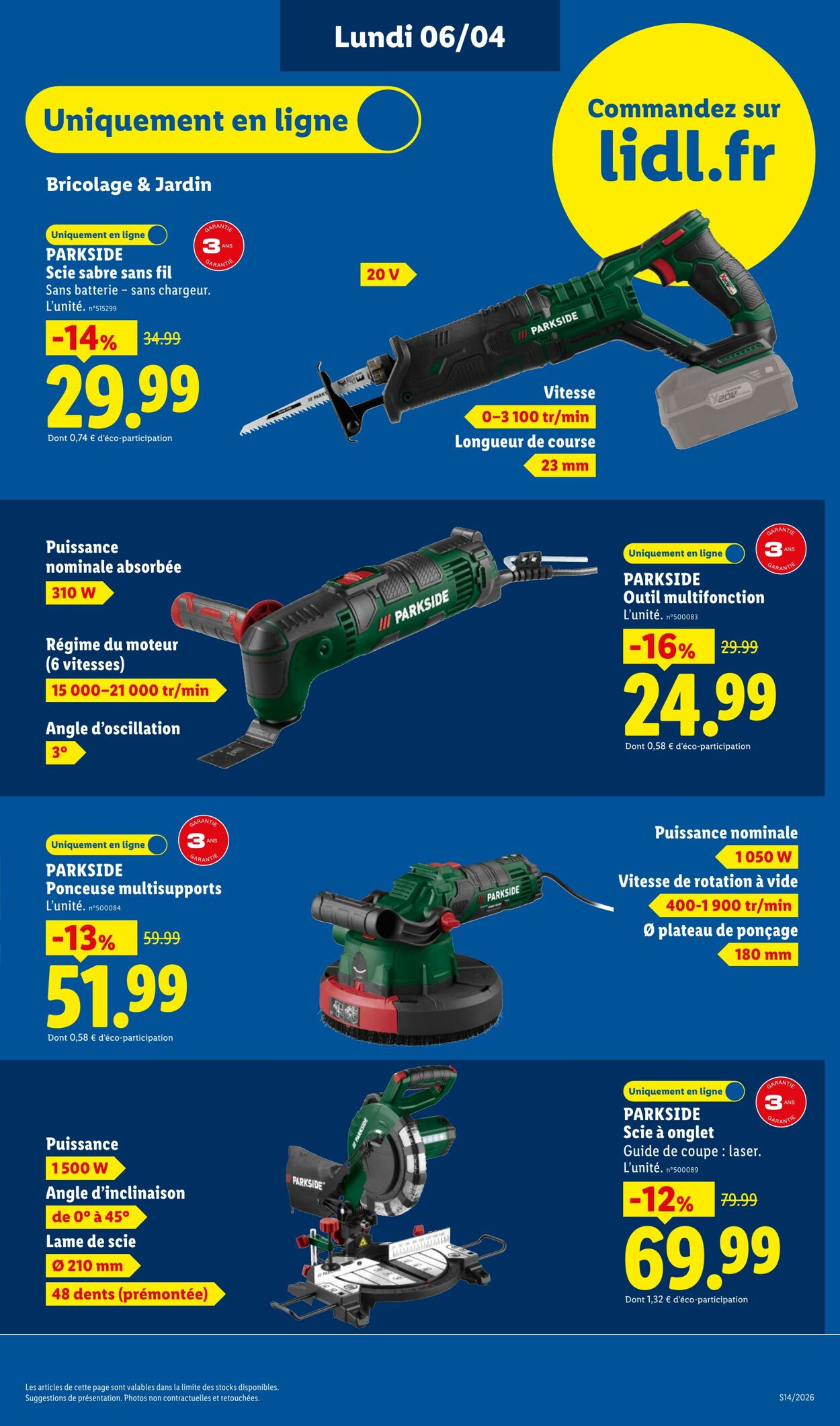 Catalogue Lidl 29.03.2026 - 08.04.2026