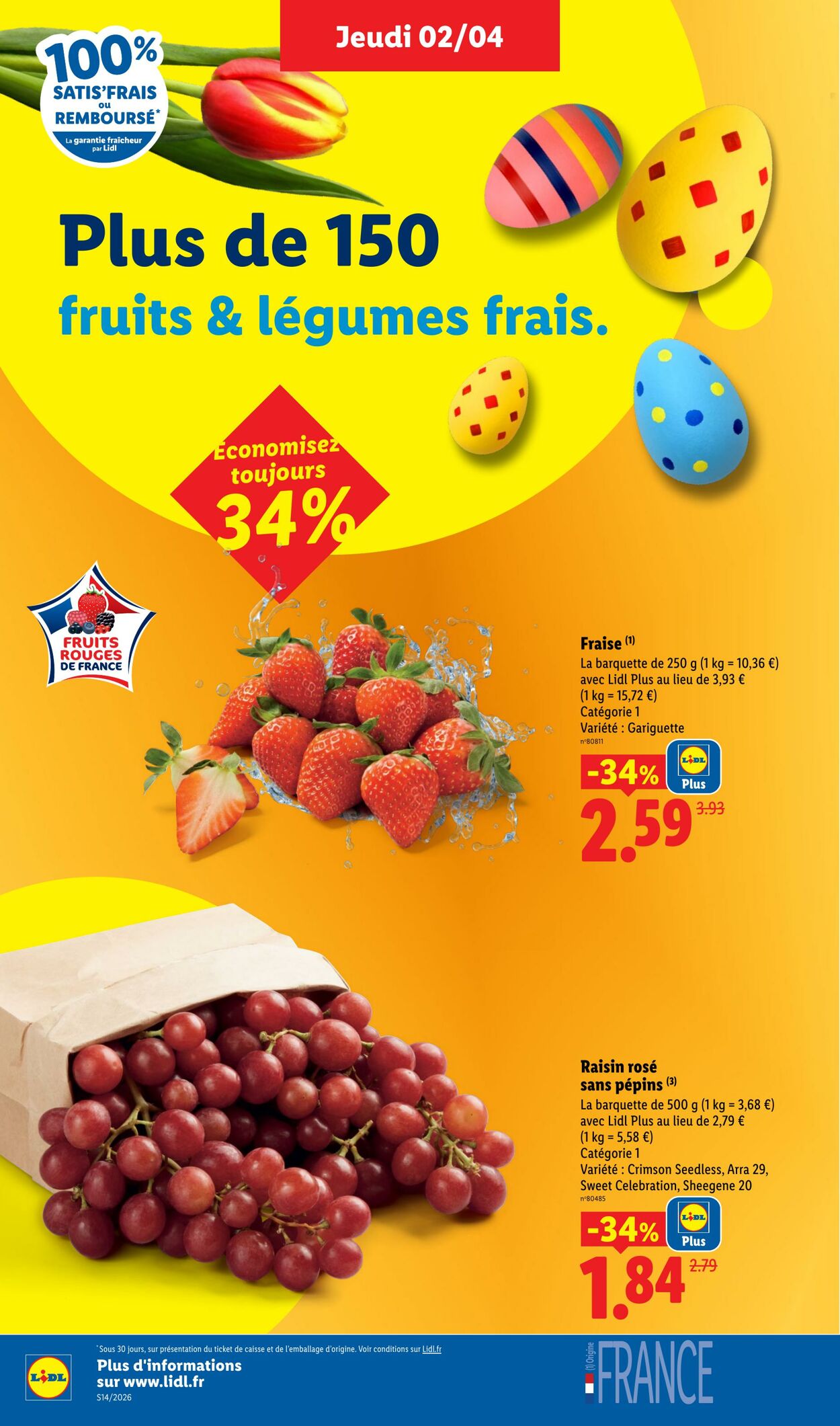 Catalogue Lidl 29.03.2026 - 08.04.2026