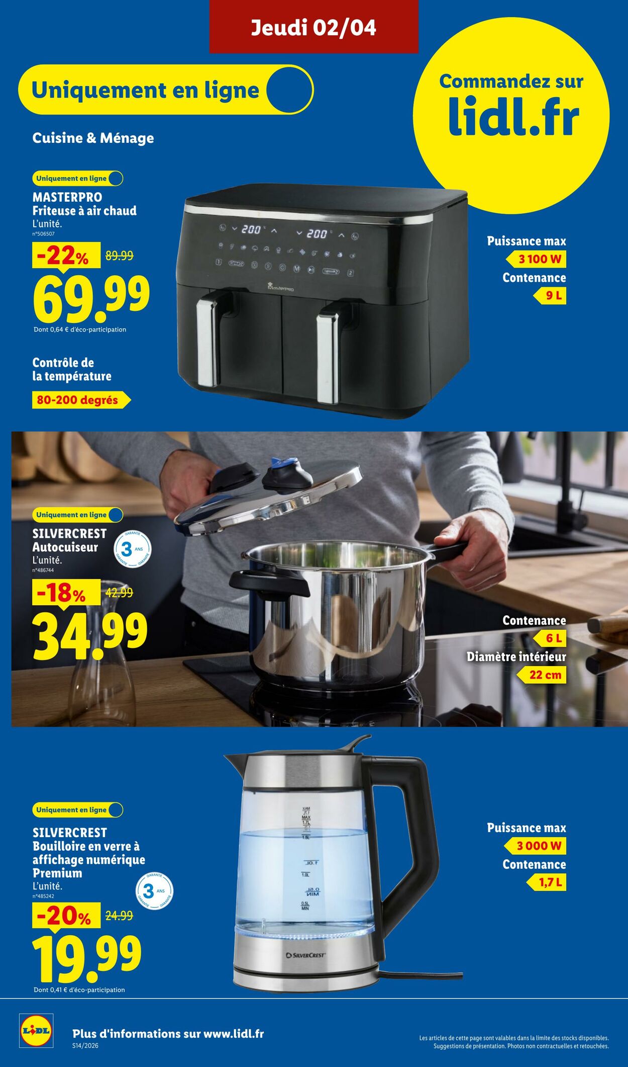Catalogue Lidl 29.03.2026 - 08.04.2026