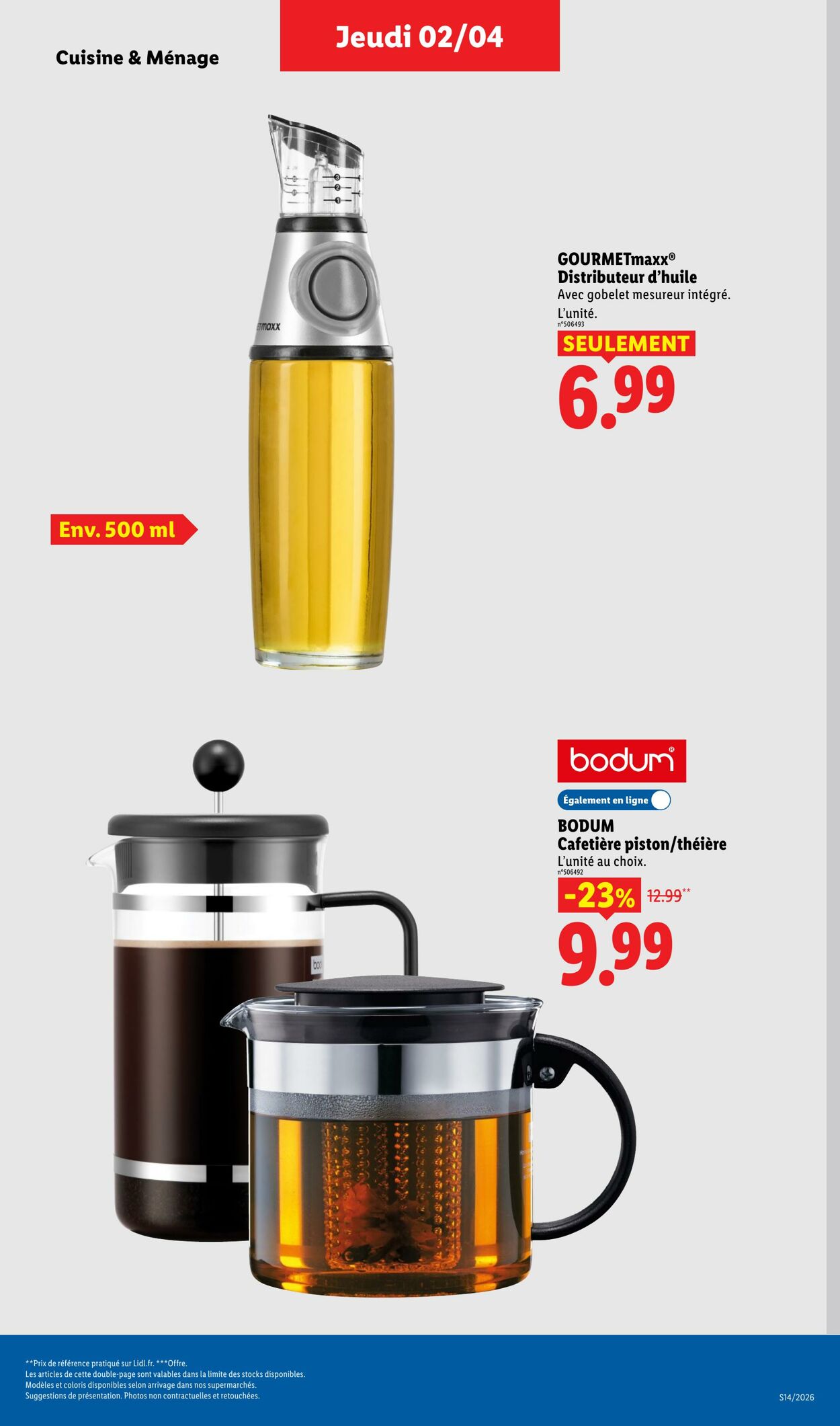 Catalogue Lidl 29.03.2026 - 08.04.2026