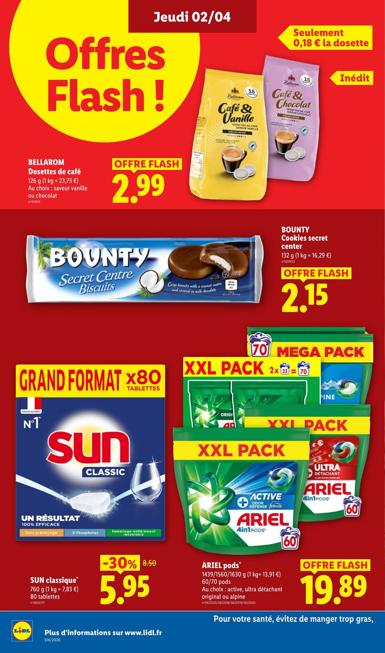 Catalogue Lidl 29.03.2026 - 08.04.2026