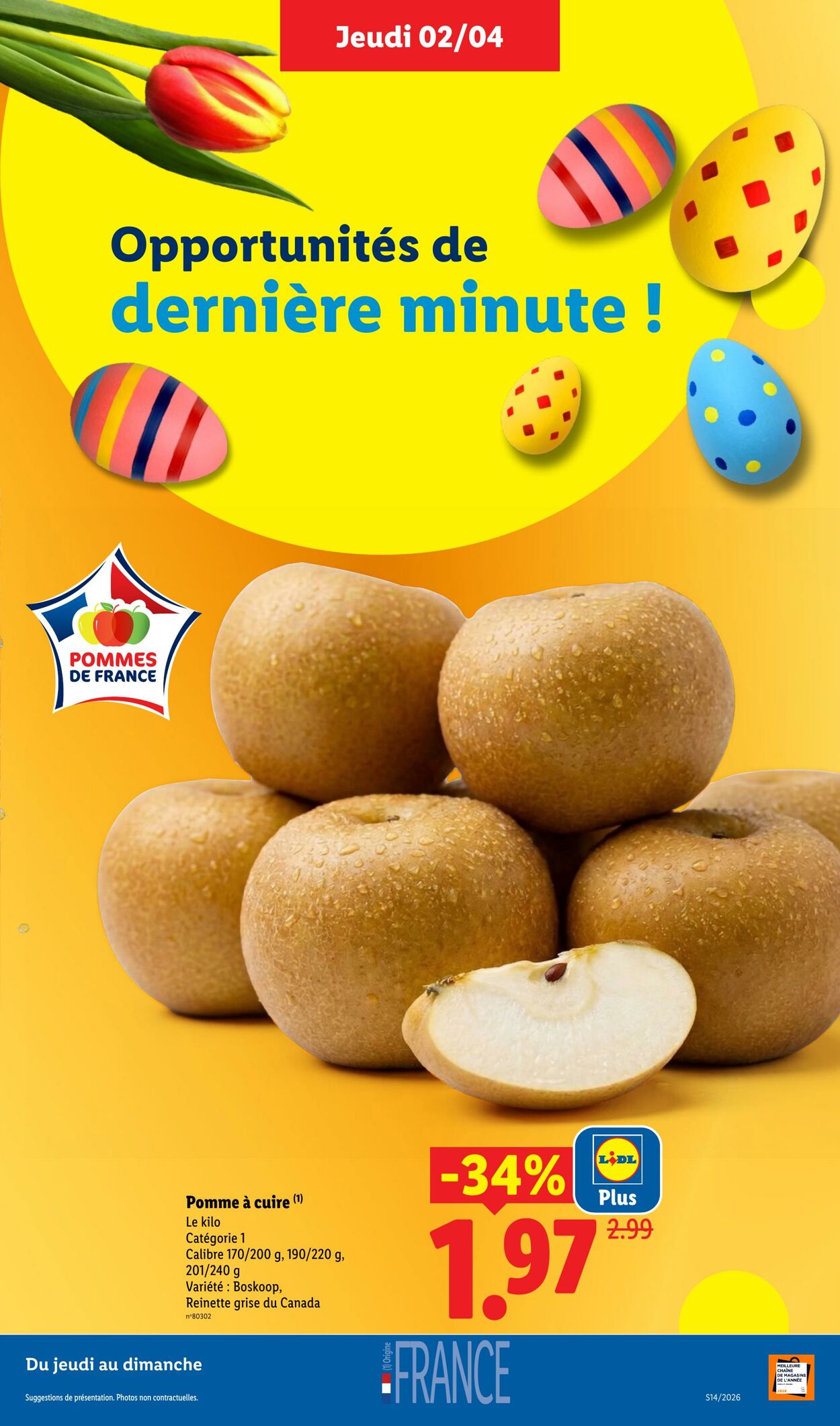 Catalogue Lidl 29.03.2026 - 08.04.2026