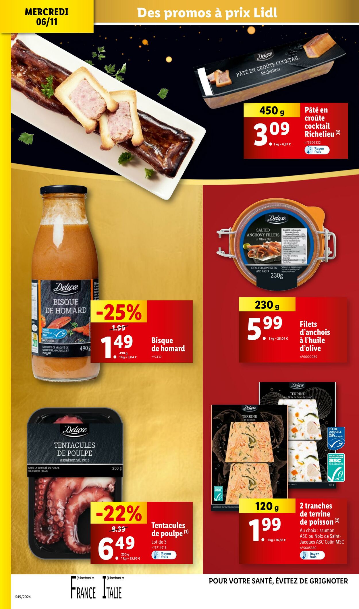 Catalogue Lidl 06.11.2024 - 12.11.2024