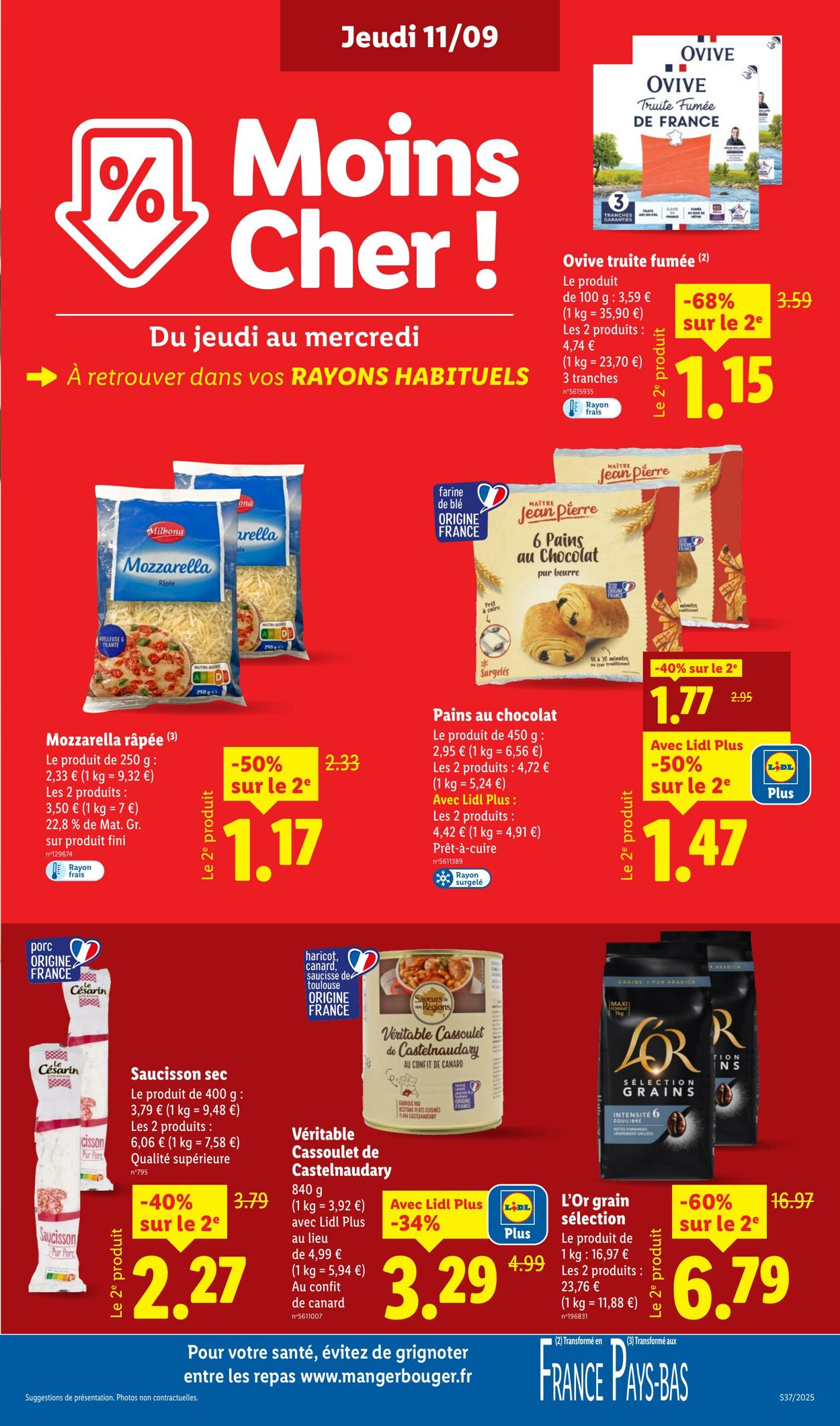 Catalogue Lidl 11.09.2025 - 17.09.2025