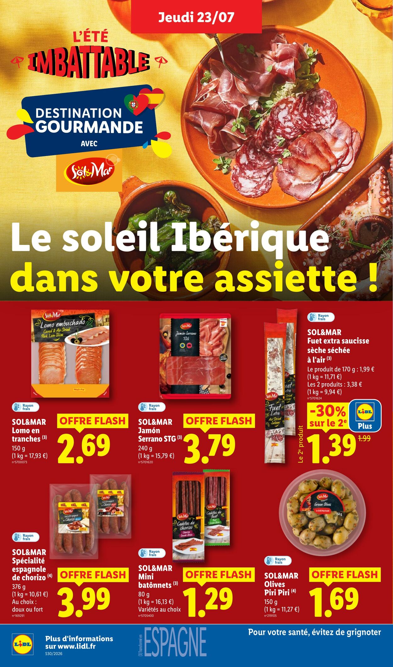 Catalogue Lidl 26.07.2026 - 29.07.2026