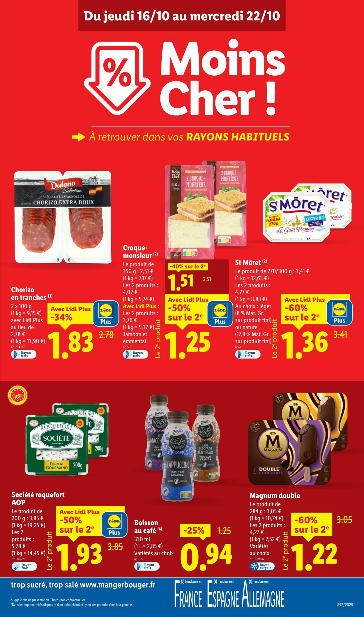Catalogue Lidl 16.10.2025 - 22.10.2025