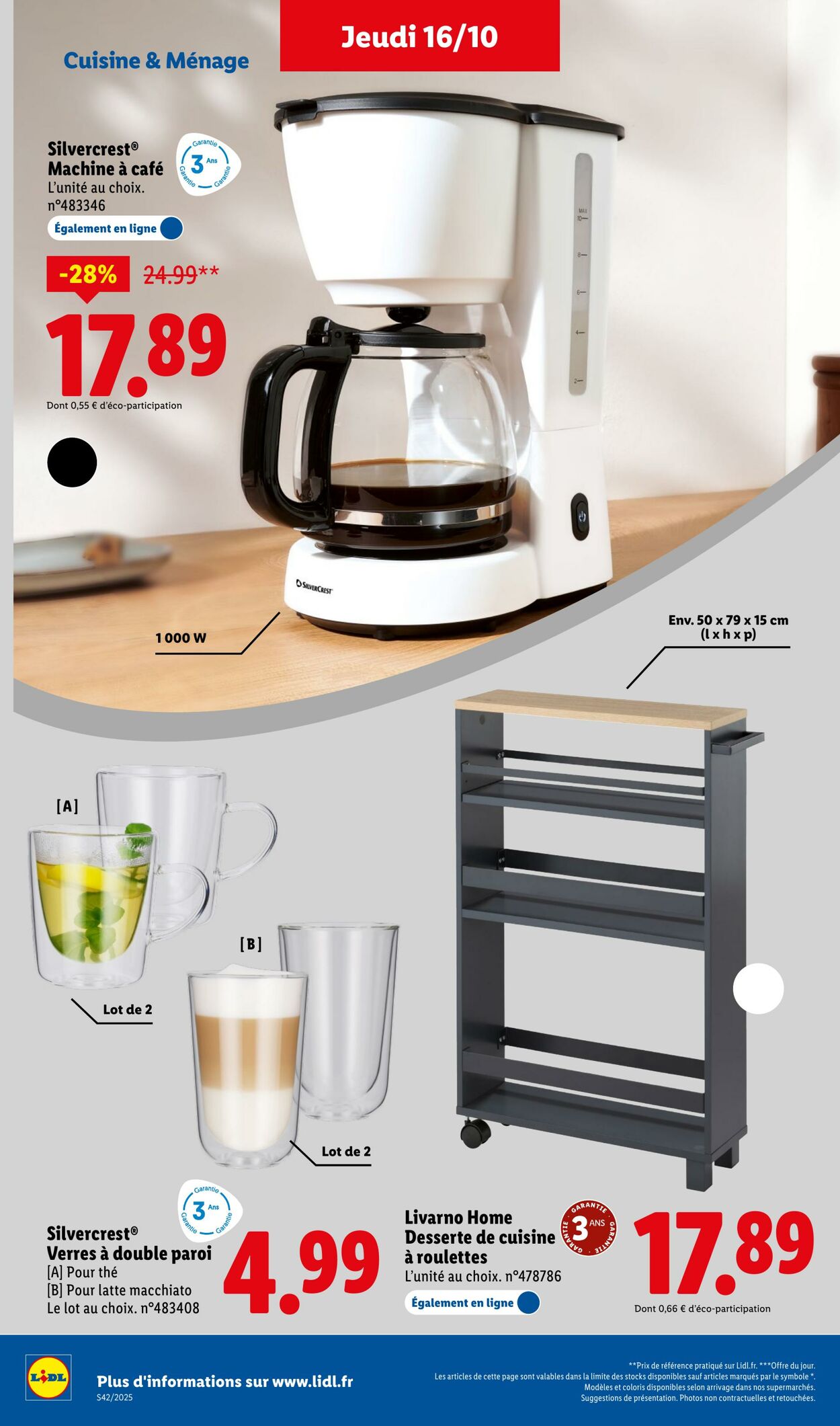 Catalogue Lidl 16.10.2025 - 22.10.2025