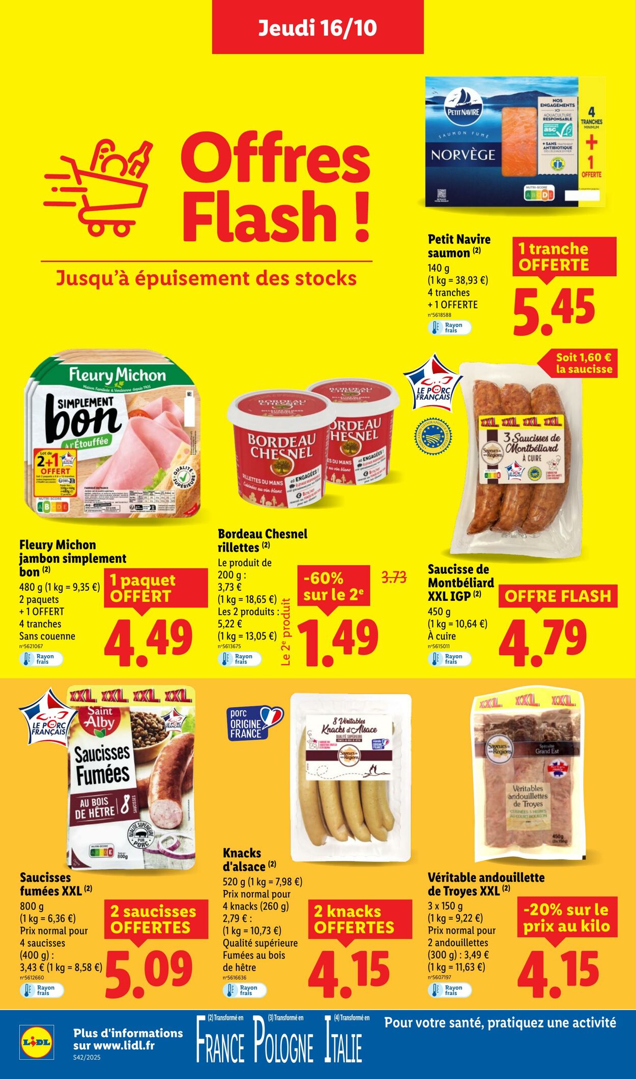 Catalogue Lidl 16.10.2025 - 22.10.2025