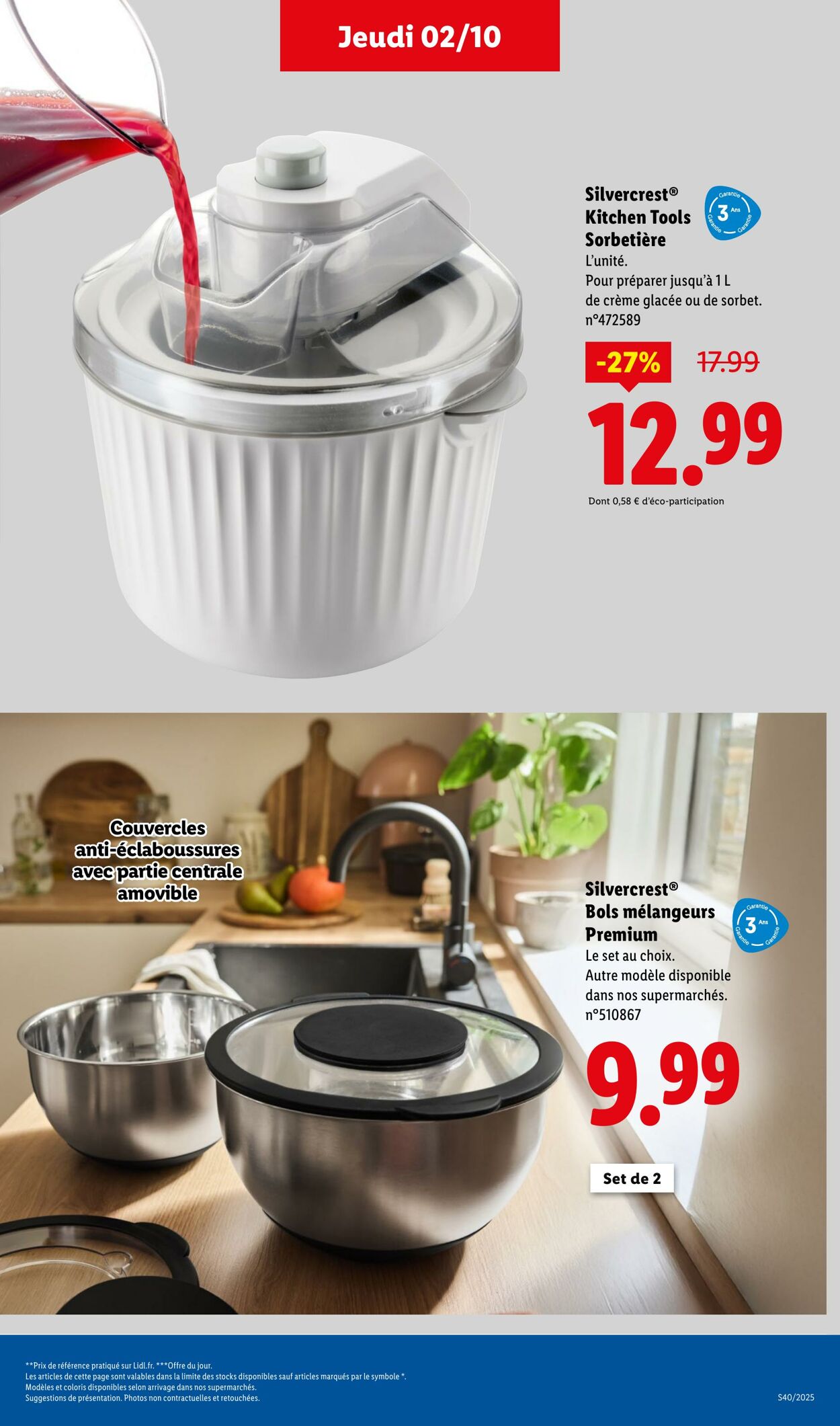 Catalogue Lidl 02.10.2025 - 08.10.2025