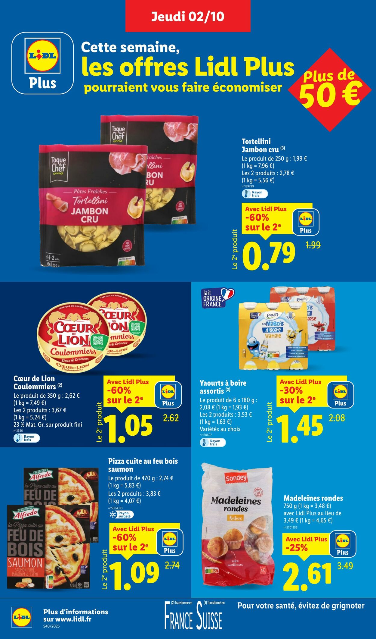 Catalogue Lidl 02.10.2025 - 08.10.2025