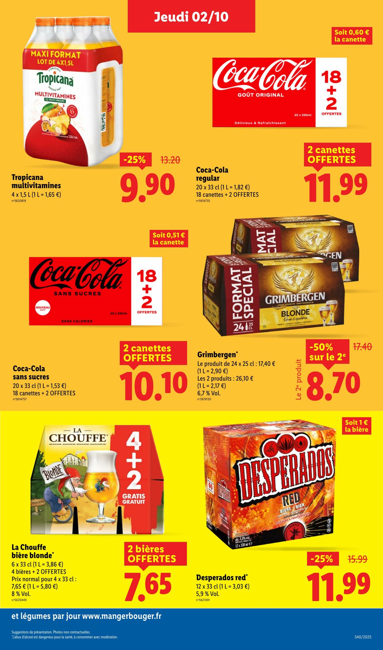 Catalogue Lidl 02.10.2025 - 08.10.2025