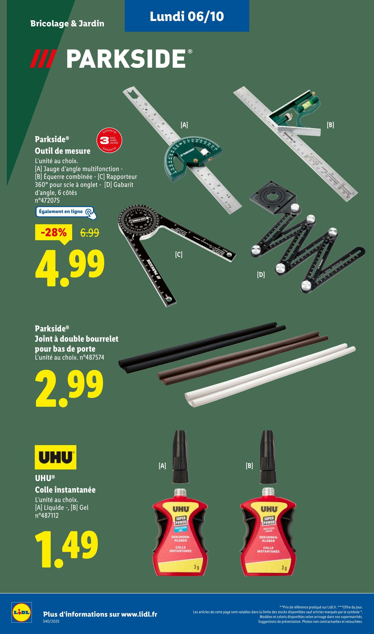 Catalogue Lidl 02.10.2025 - 08.10.2025