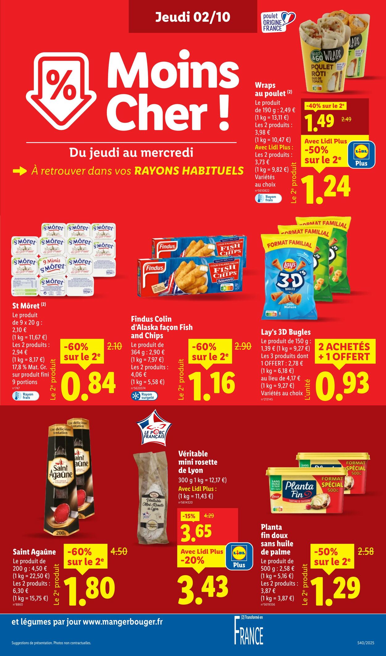 Catalogue Lidl 02.10.2025 - 08.10.2025