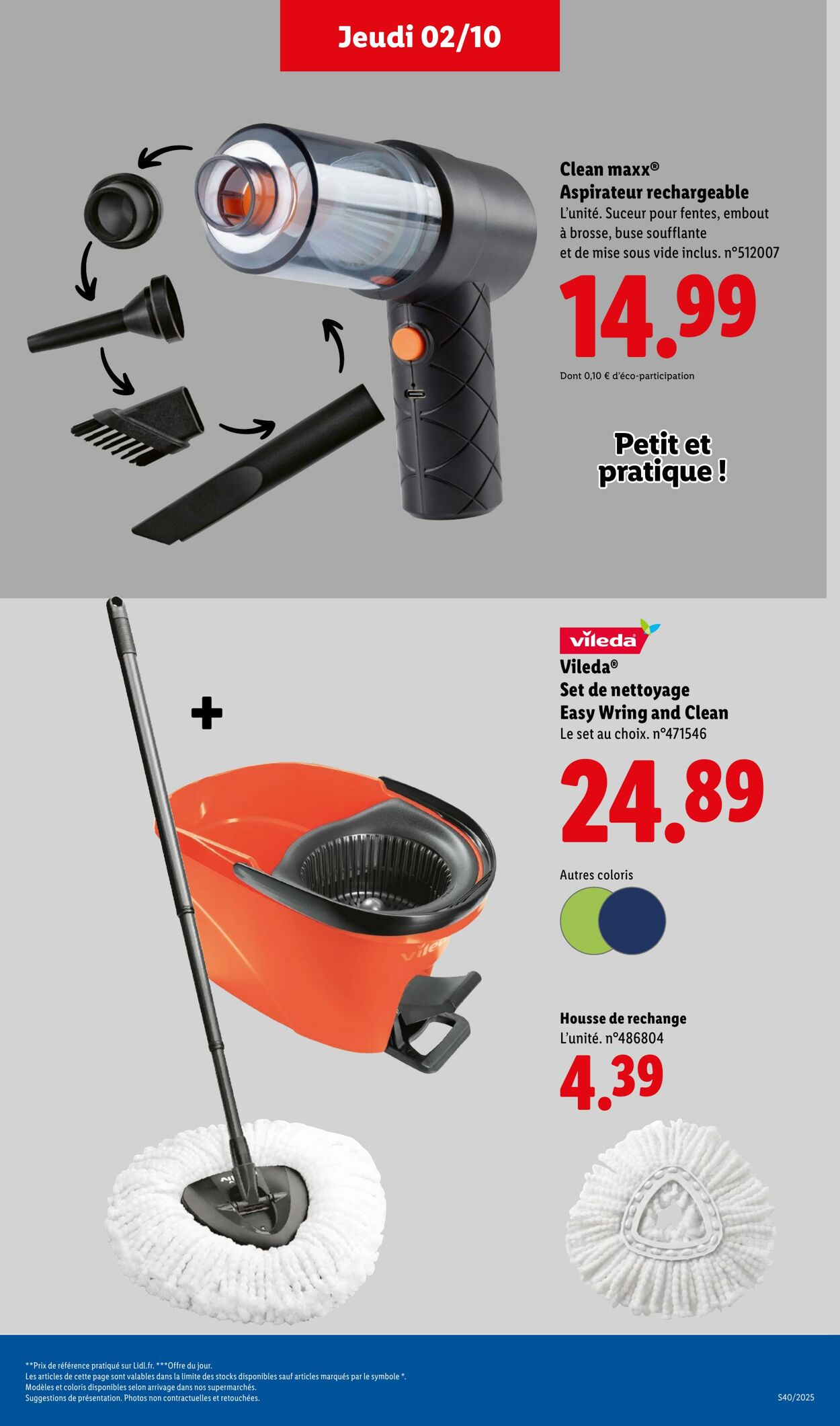 Catalogue Lidl 02.10.2025 - 08.10.2025
