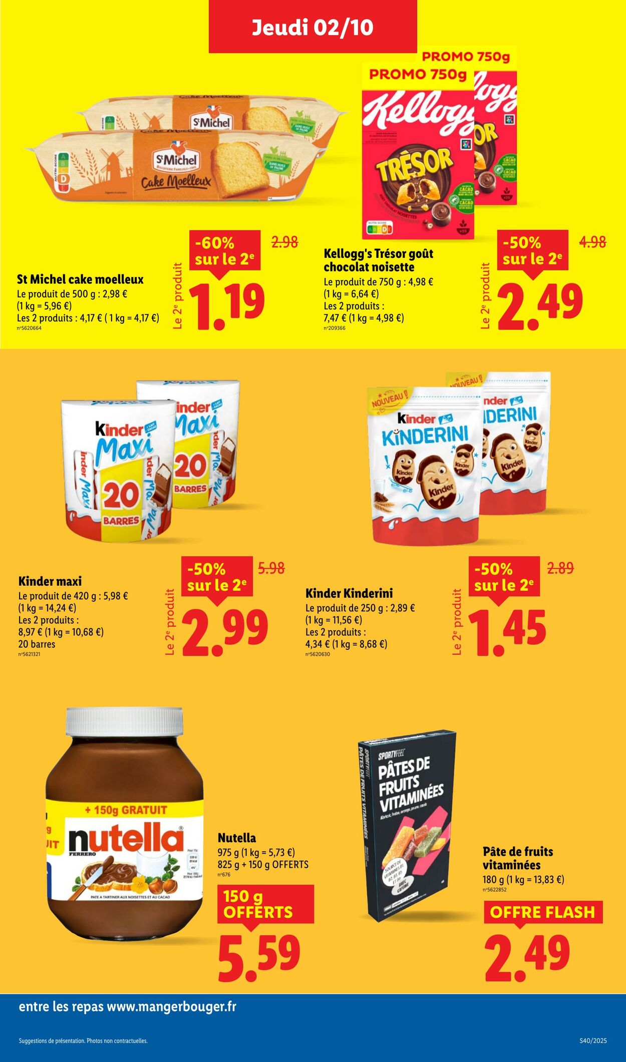 Catalogue Lidl 02.10.2025 - 08.10.2025