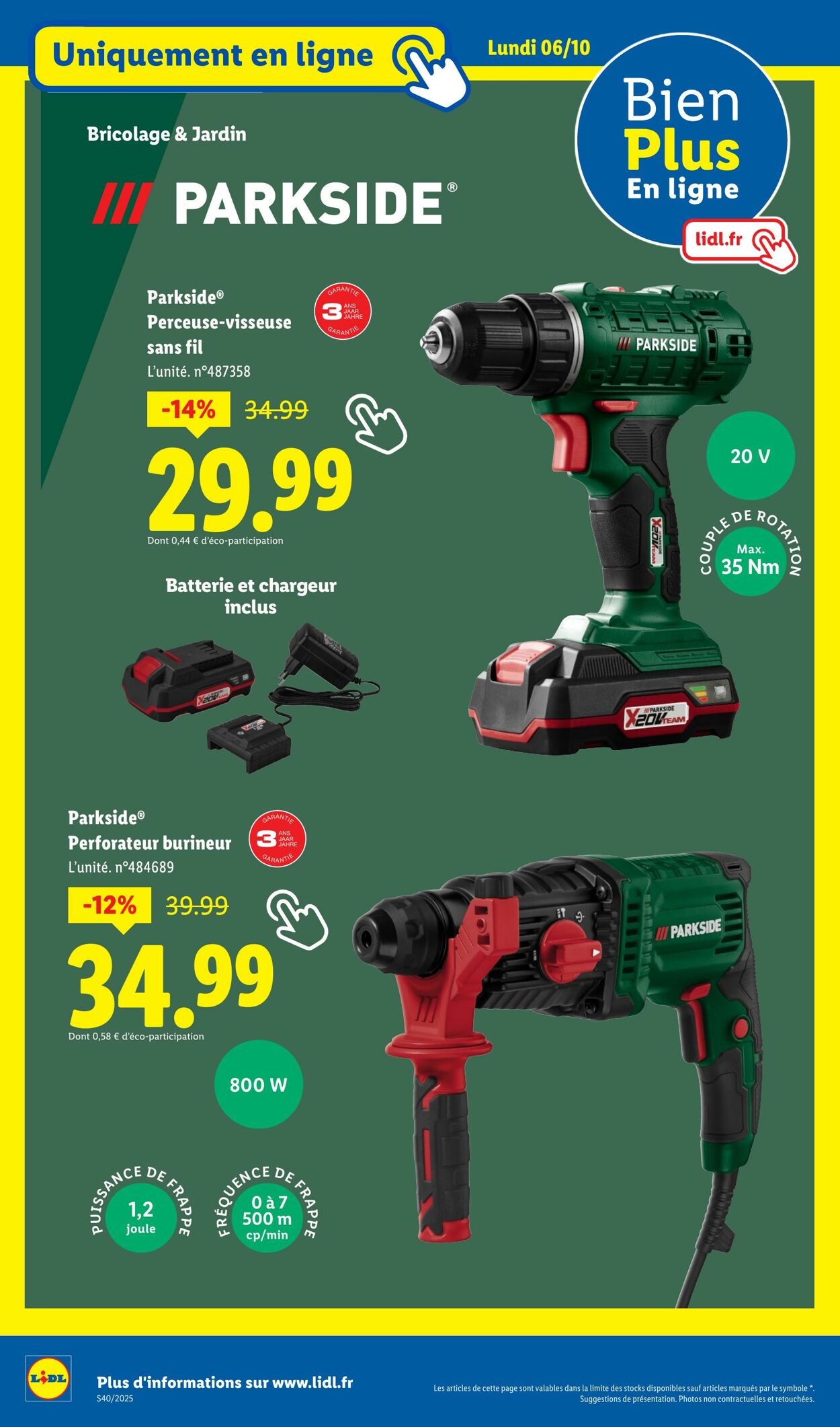 Catalogue Lidl 02.10.2025 - 08.10.2025