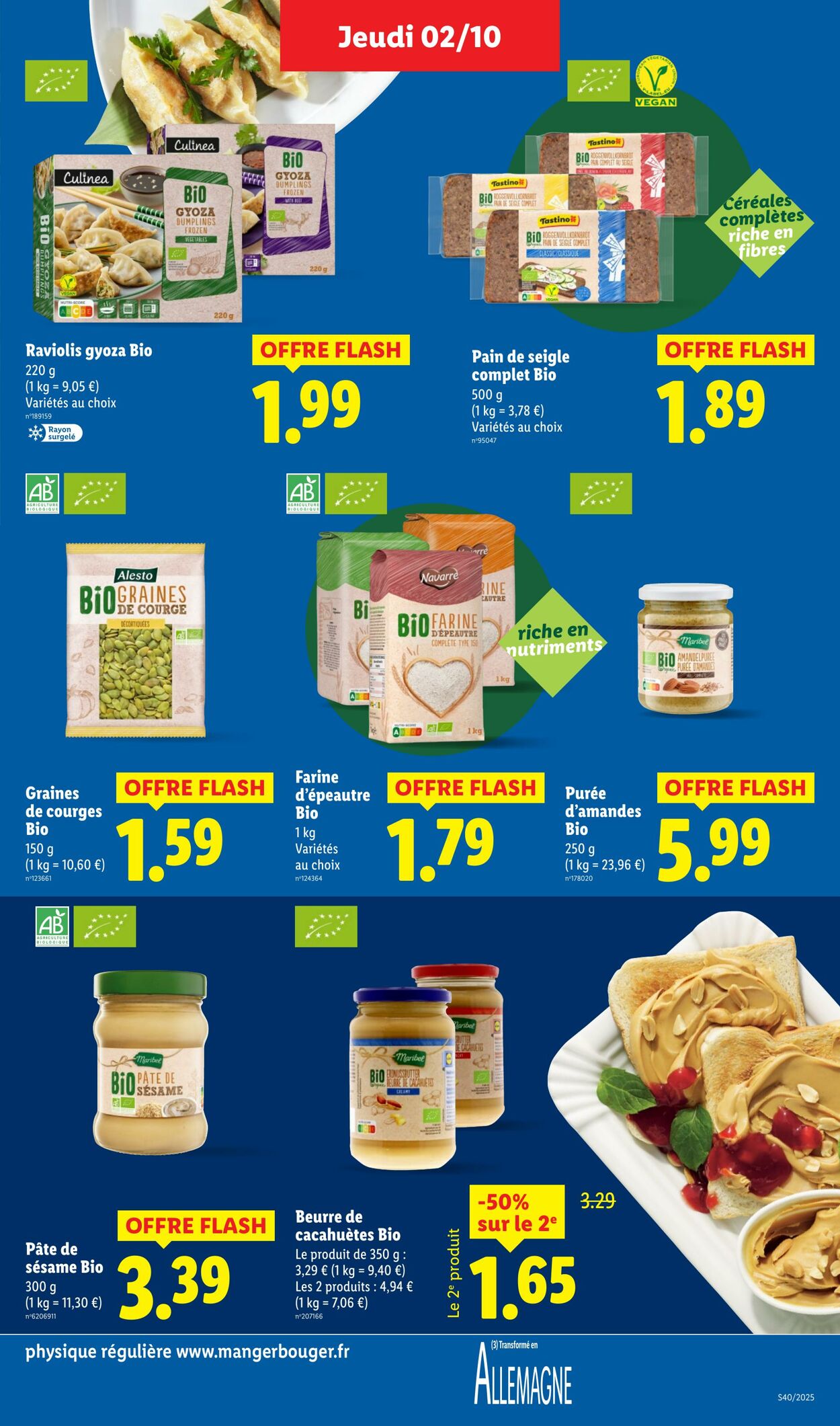 Catalogue Lidl 02.10.2025 - 08.10.2025