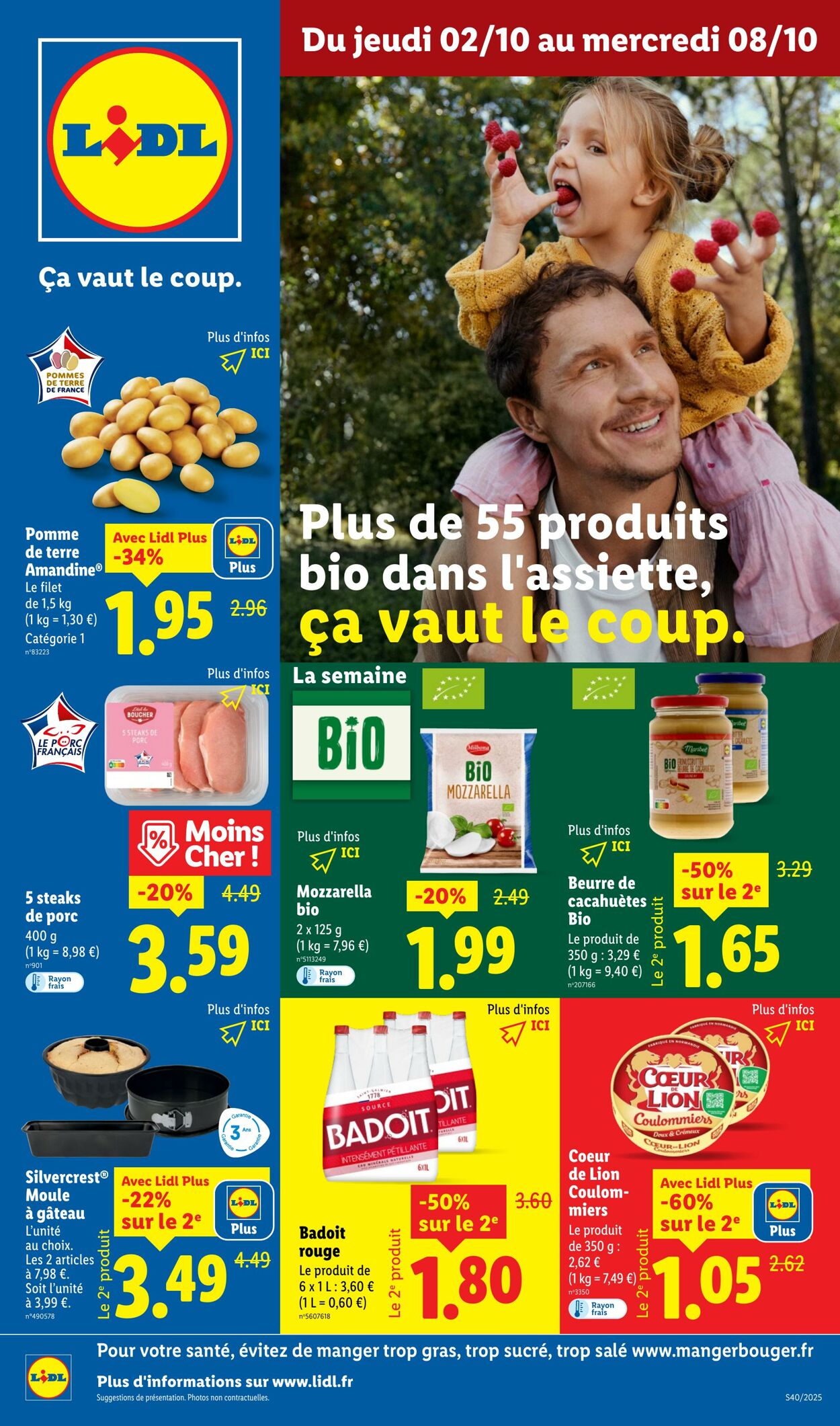 Catalogue Lidl 02.10.2025 - 08.10.2025