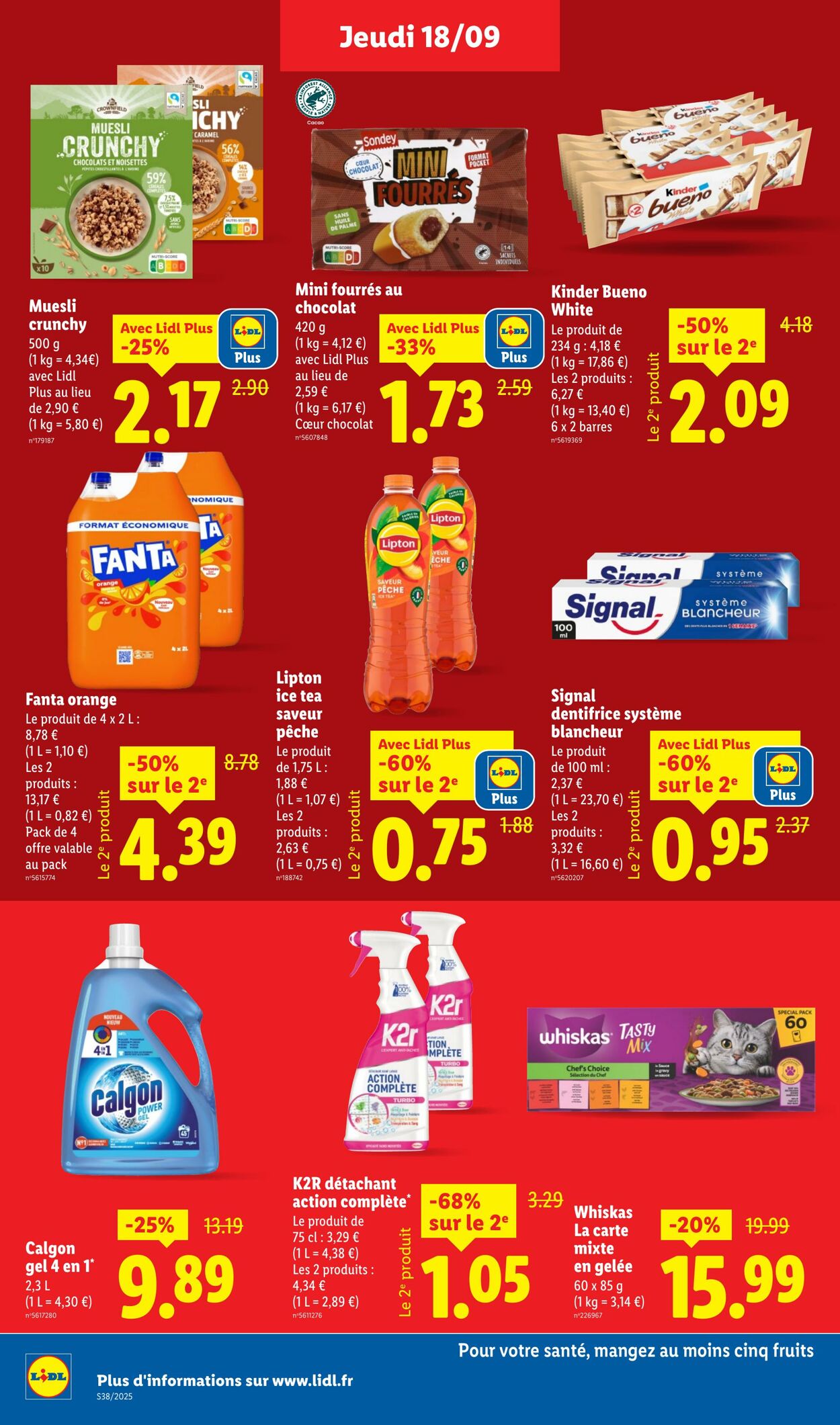 Catalogue Lidl 18.09.2025 - 24.09.2025