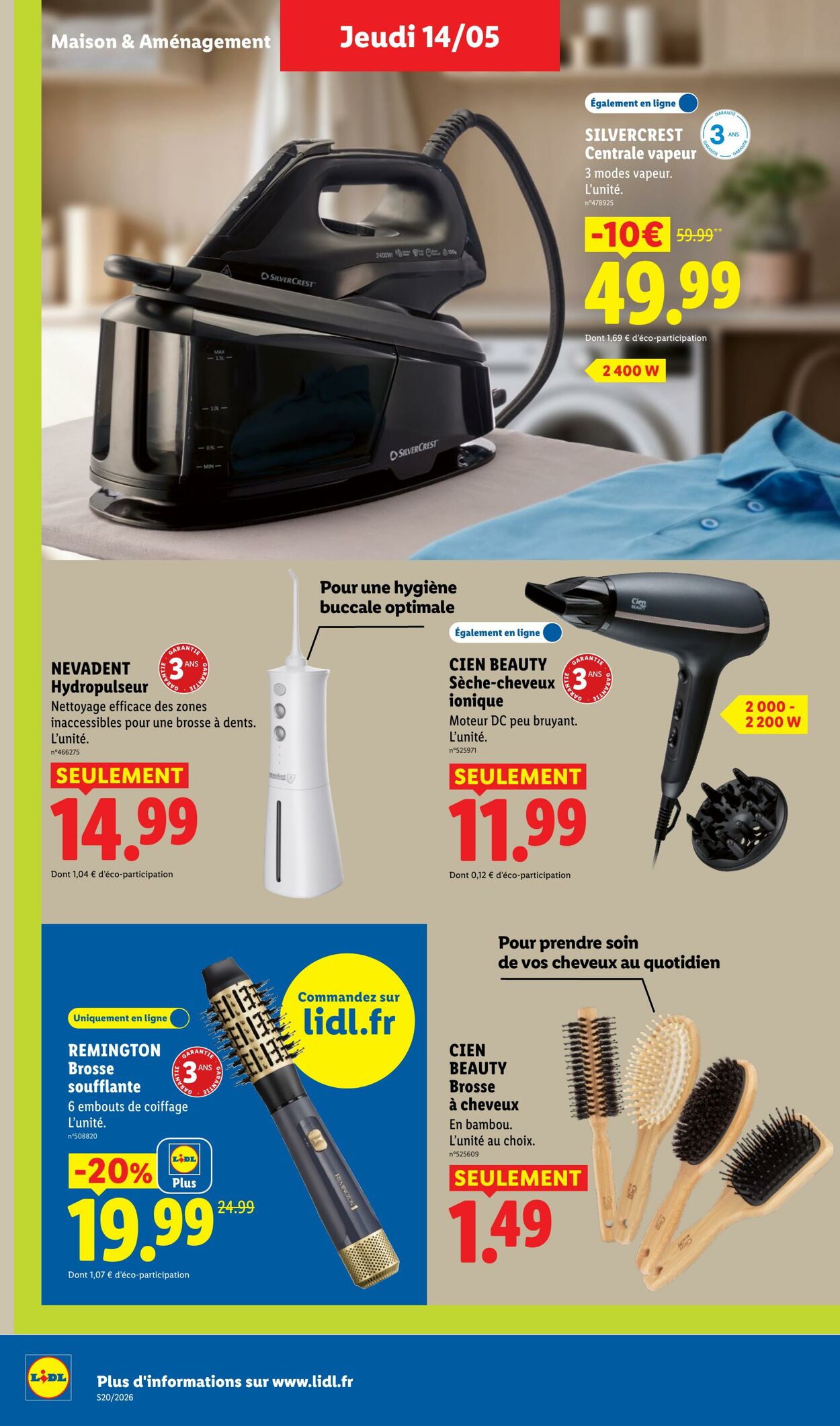 Catalogue Lidl 10.05.2026 - 20.05.2026