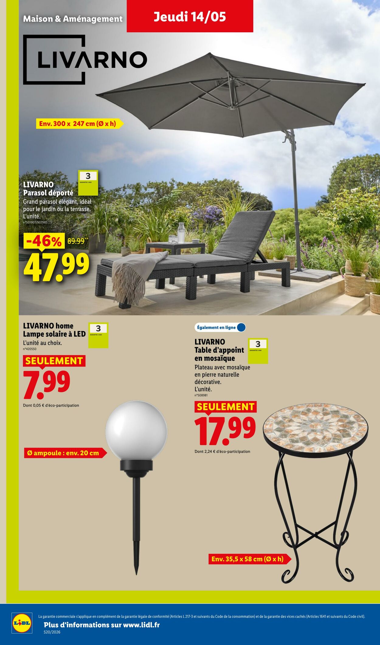 Catalogue Lidl 10.05.2026 - 20.05.2026