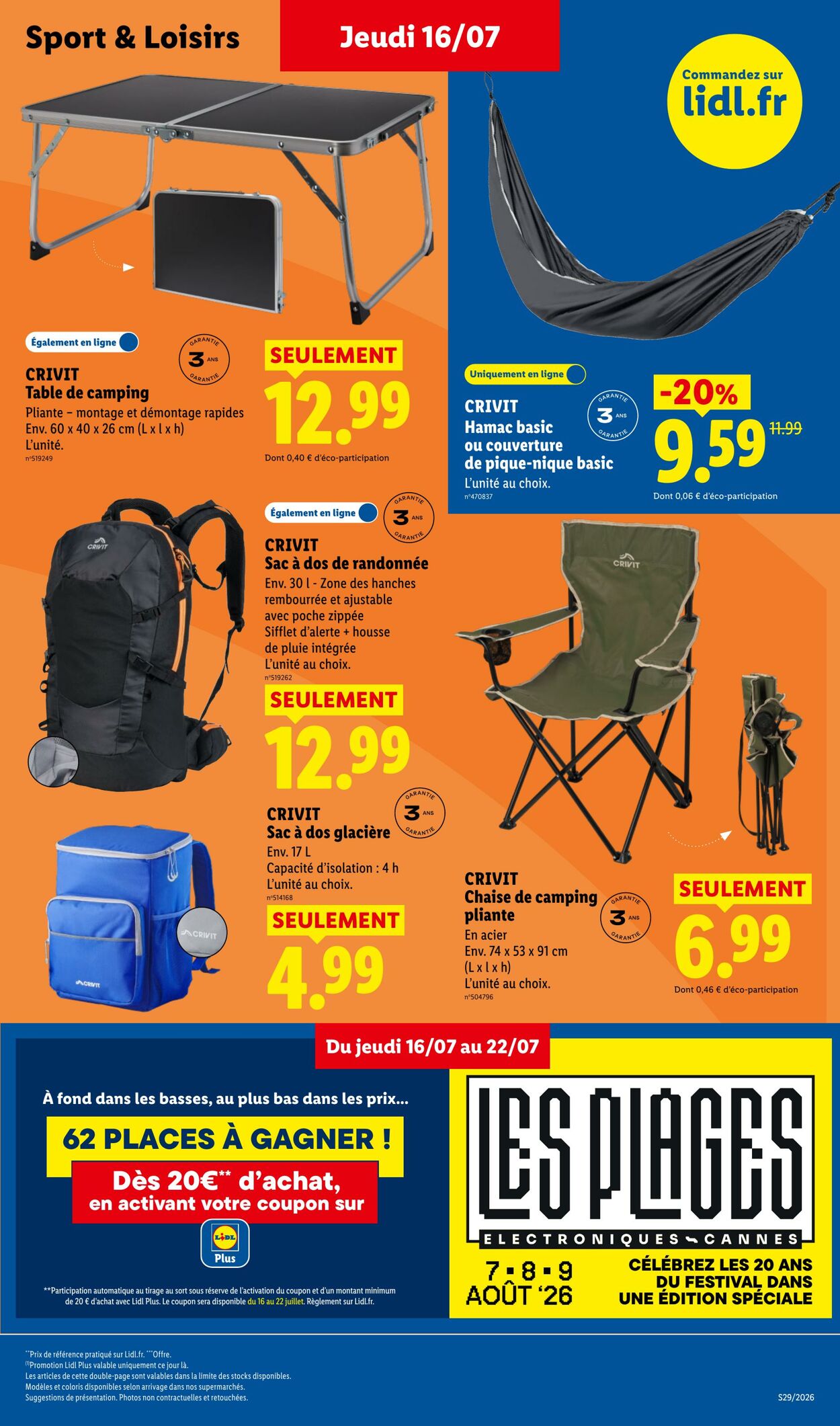Catalogue Lidl 12.07.2026 - 22.07.2026