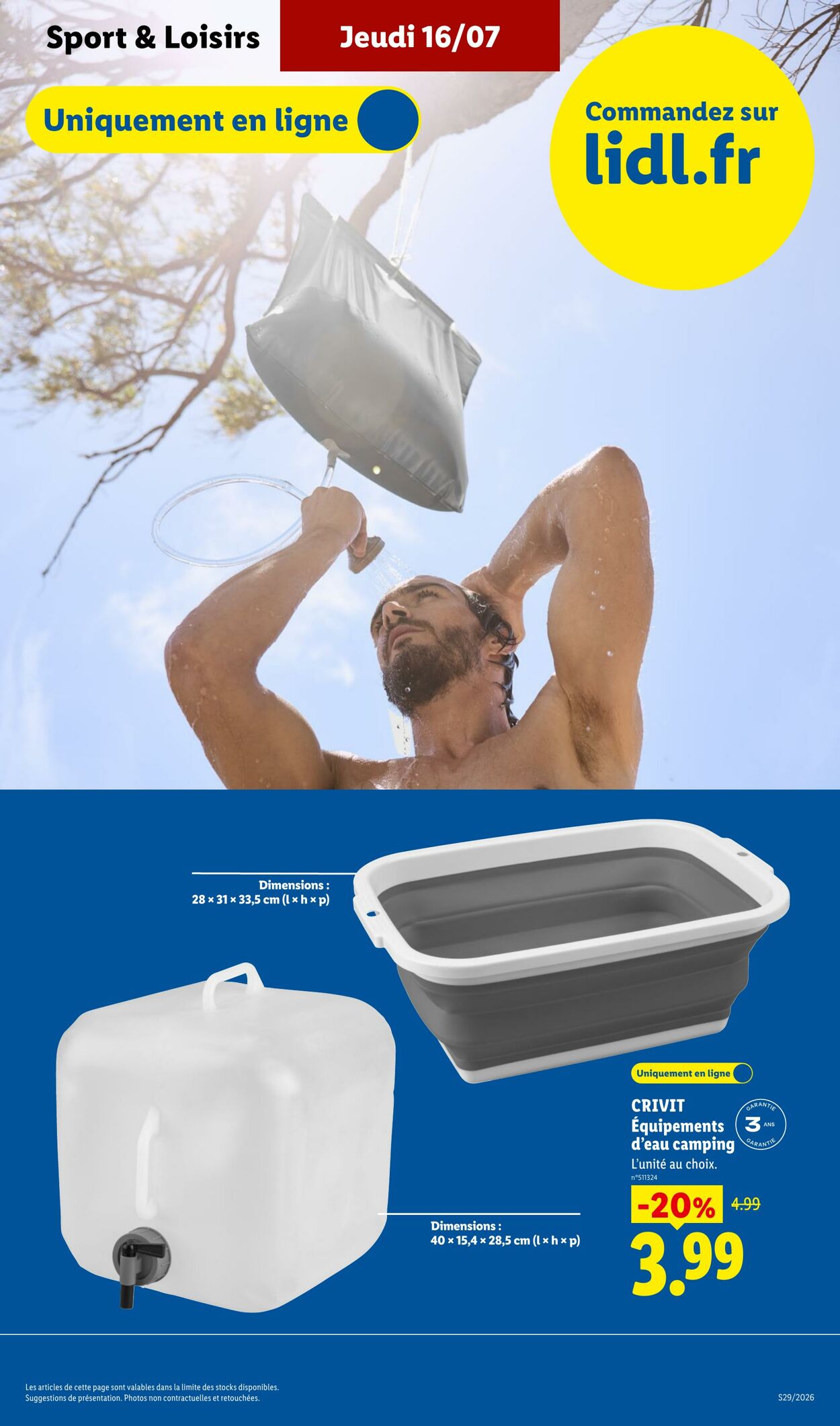 Catalogue Lidl 12.07.2026 - 22.07.2026