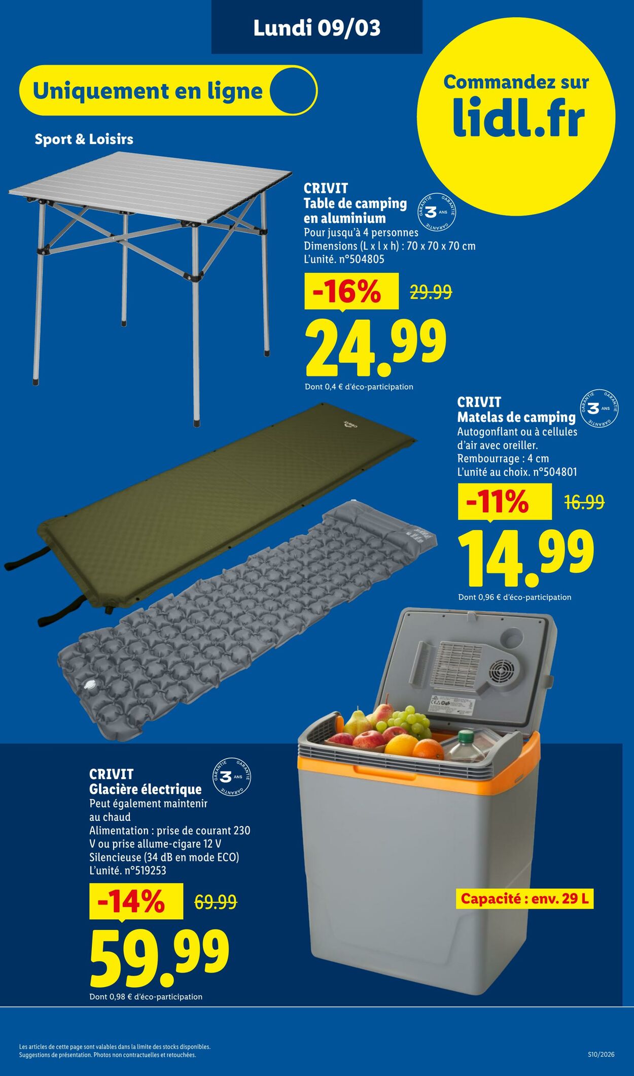 Catalogue Lidl 01.03.2026 - 11.03.2026
