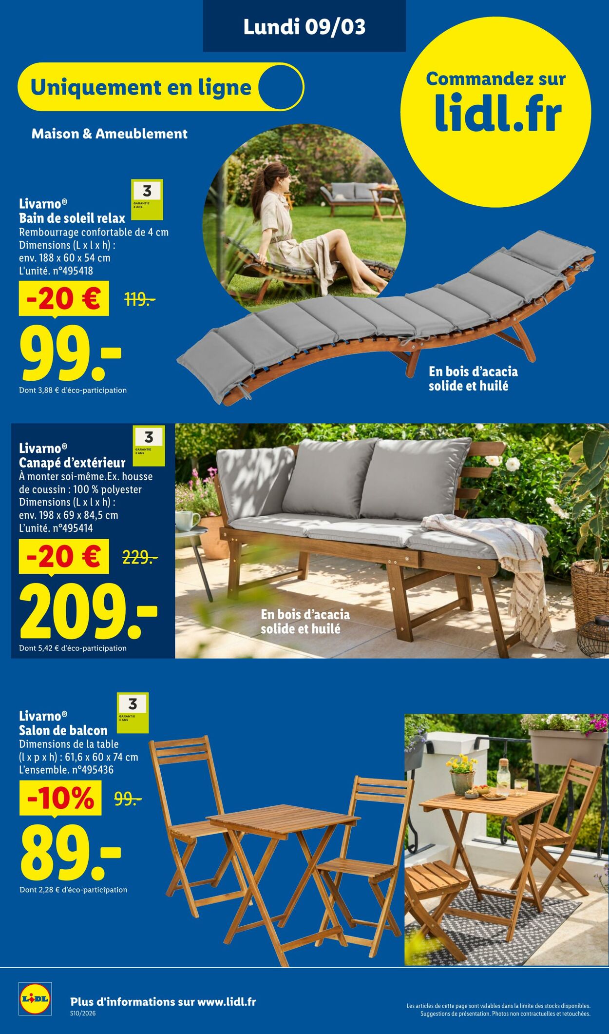 Catalogue Lidl 01.03.2026 - 11.03.2026
